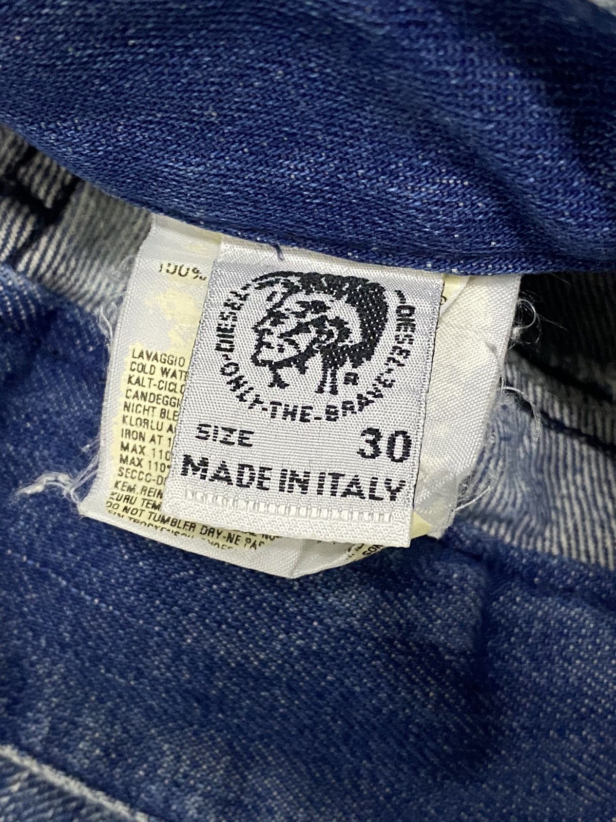14th Addiction × If Six Was Nine × Le Grande Bleu (L.G.B.) Flare Diesel Low Rise Mud Washed Light Whisker Distressed Size US 30 / EU 46 - 19 Thumbnail