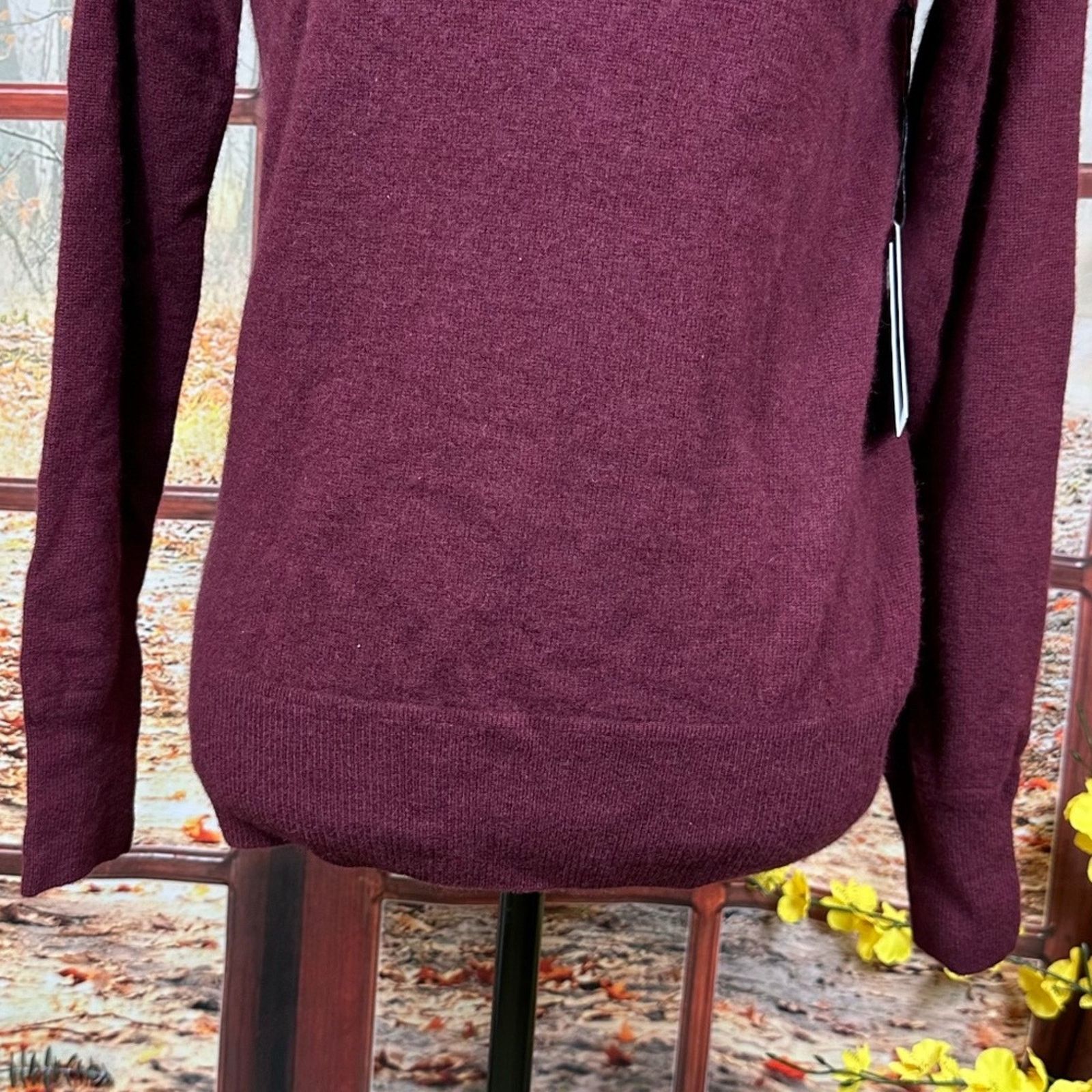 NAADAM Naadam Luxe Cashmere Crewneck Sweater Merlot size S Size S / US 4 / IT 40 - 5 Thumbnail