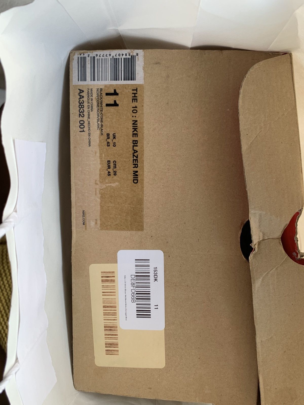 Nike × Off-White 2018 Nike Blazer X Off-White Size US 11 / EU 44 - 11 Thumbnail