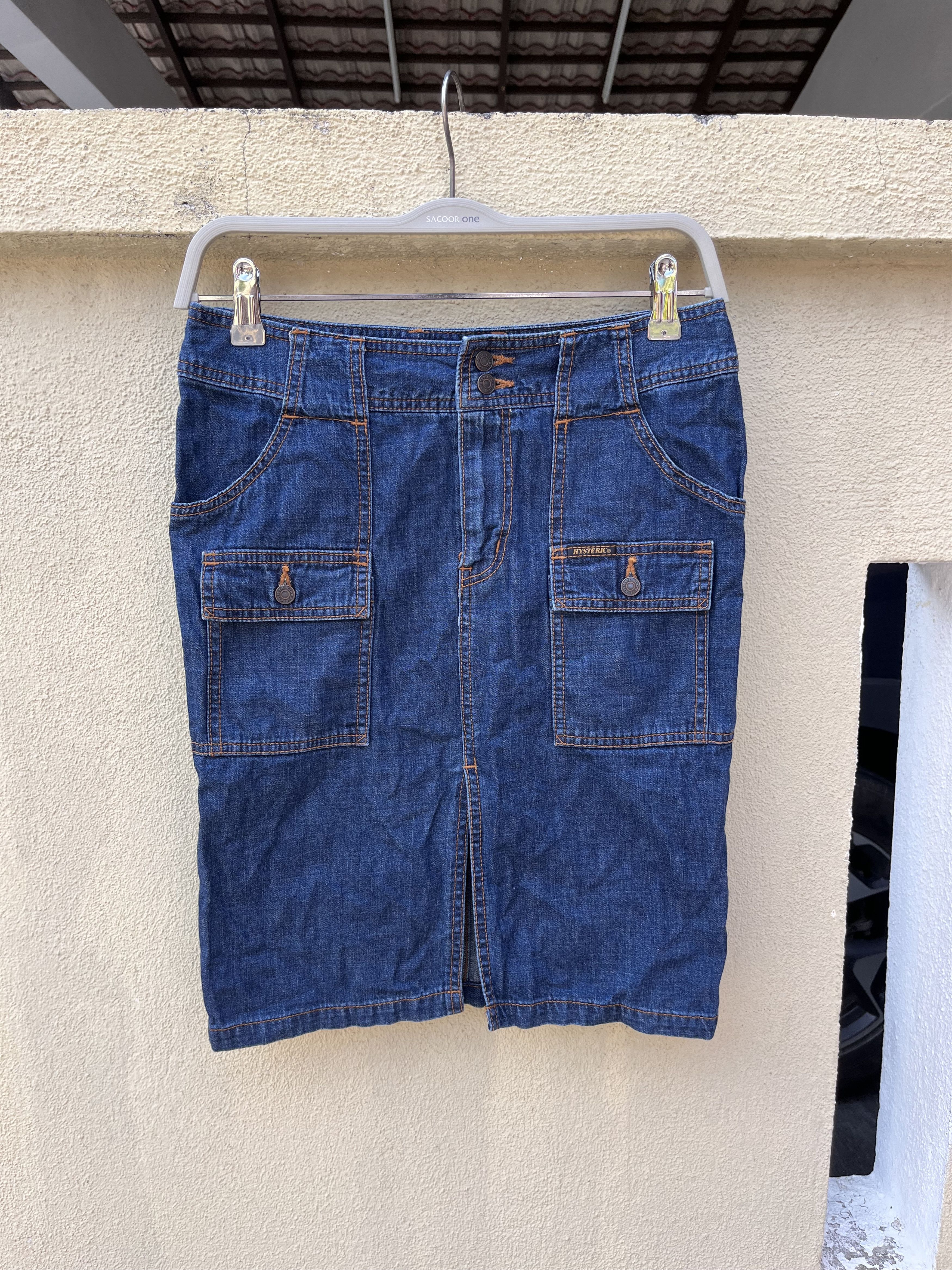 Hysteric Glamour Vintage hysteric glamour denim mini skirt Size 29" - 1 Thumbnail
