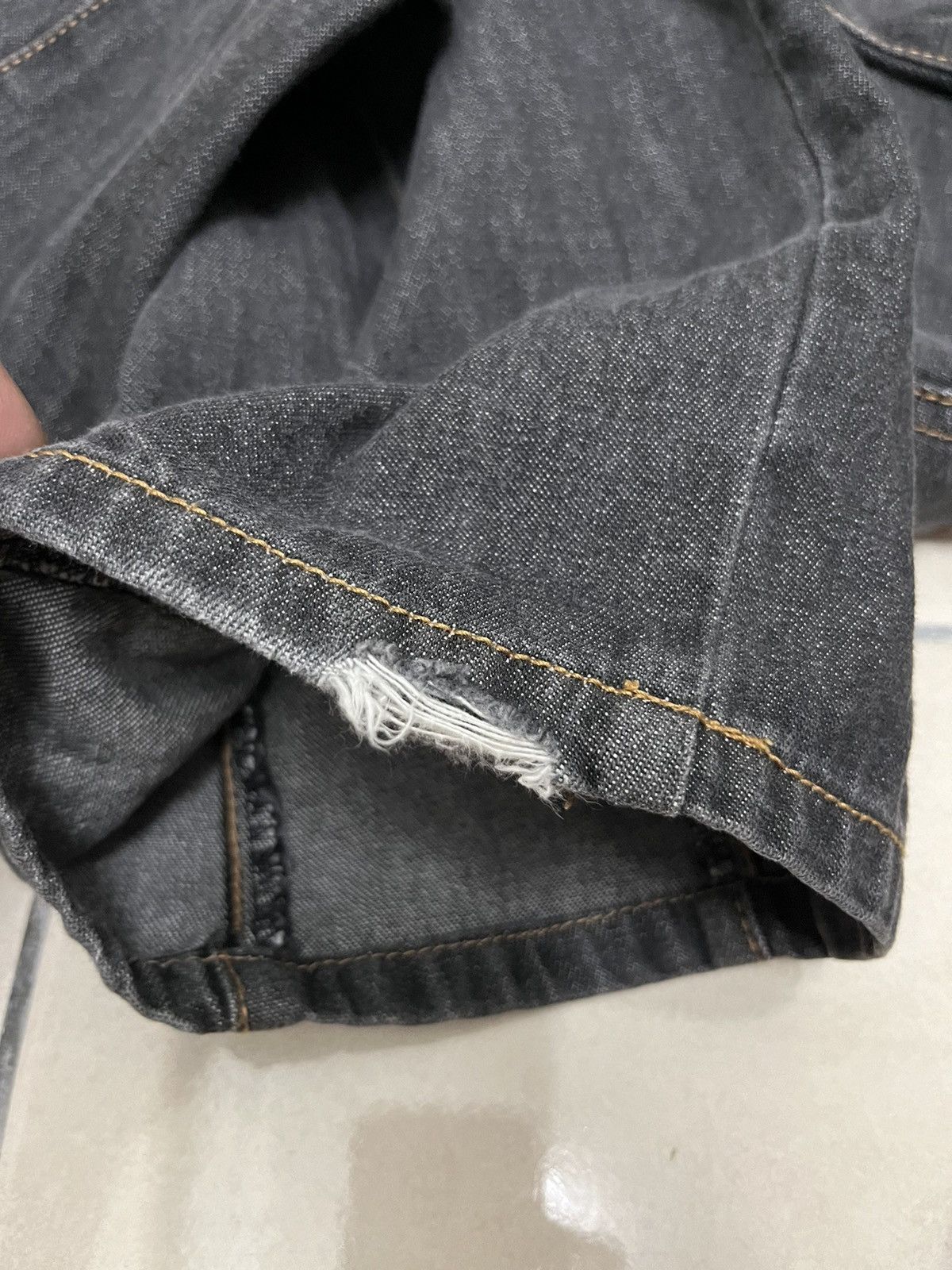 Japanese Brand Vintage Obelisk Custom Leather Denim Size US 31 - 16 Thumbnail