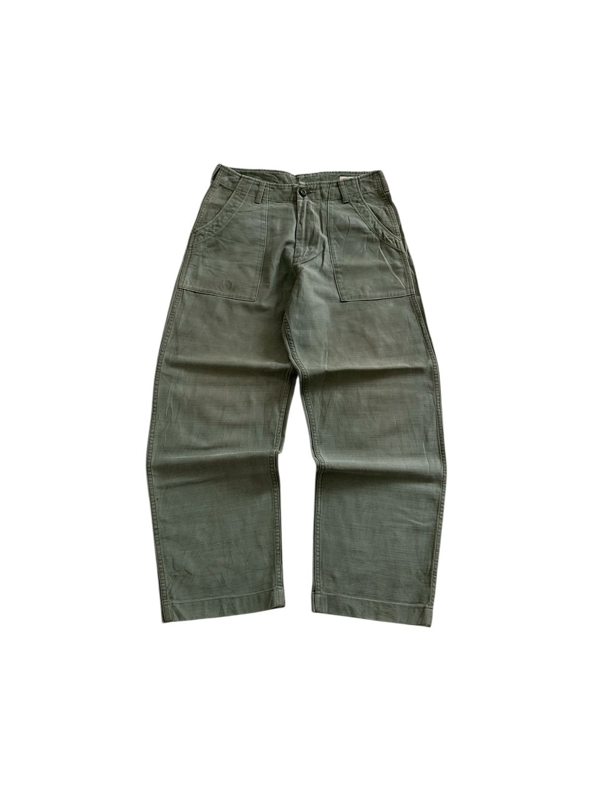 Orslow H.R Market Fatigue Military Sateen OG Trousers Size US 30 / EU 46 - 1 Thumbnail