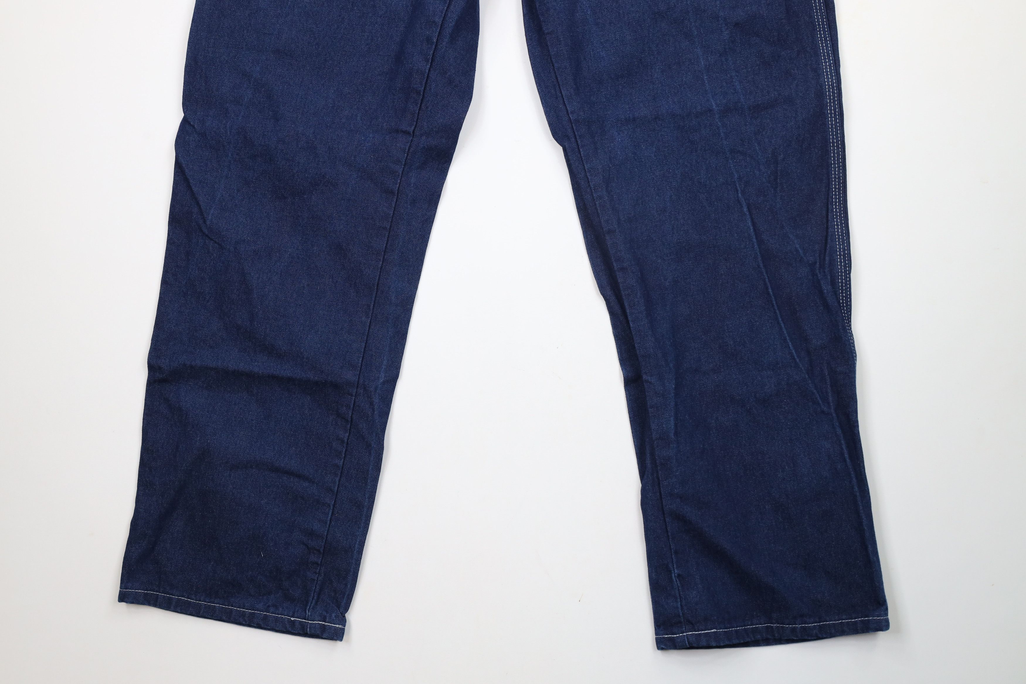 Dickies × Vintage Vintage Y2K Dickies Wide Leg Carpenter Dungaree Denim Jeans Size US 38 / EU 54 - 4 Thumbnail