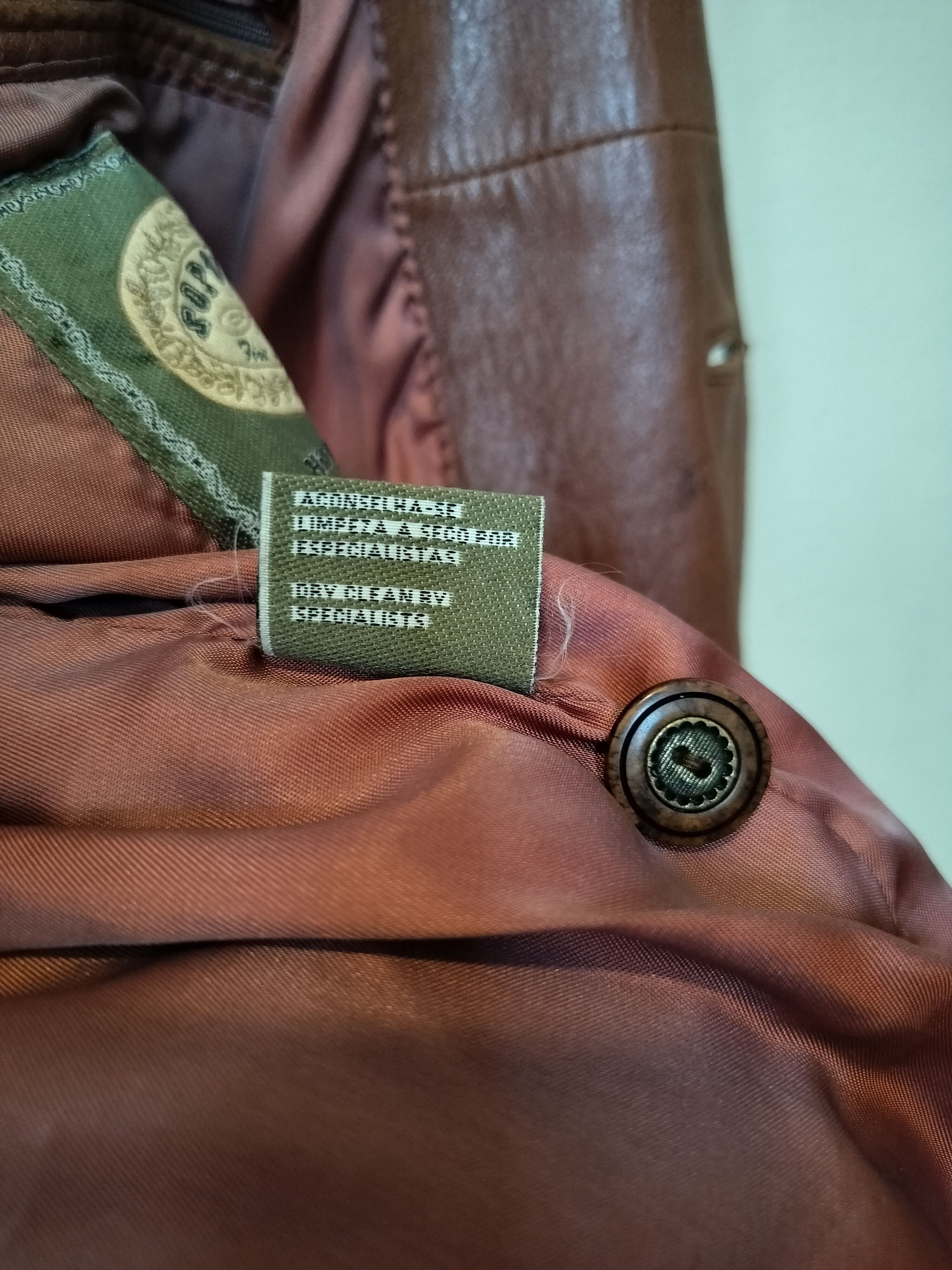 Other Soporcol Portuguese Vintage Brown Soft Leather Bomber Jacket Size US L / EU 52-54 / 3 - 8 Thumbnail