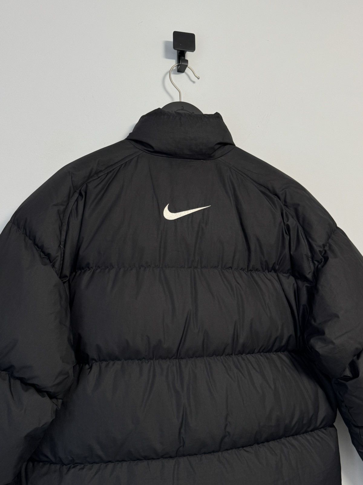 Nike Nike Vintage Down Puffer Jacket Big Swoosh Y2K Style Size US S / EU 44-46 / 1 - 18 Thumbnail