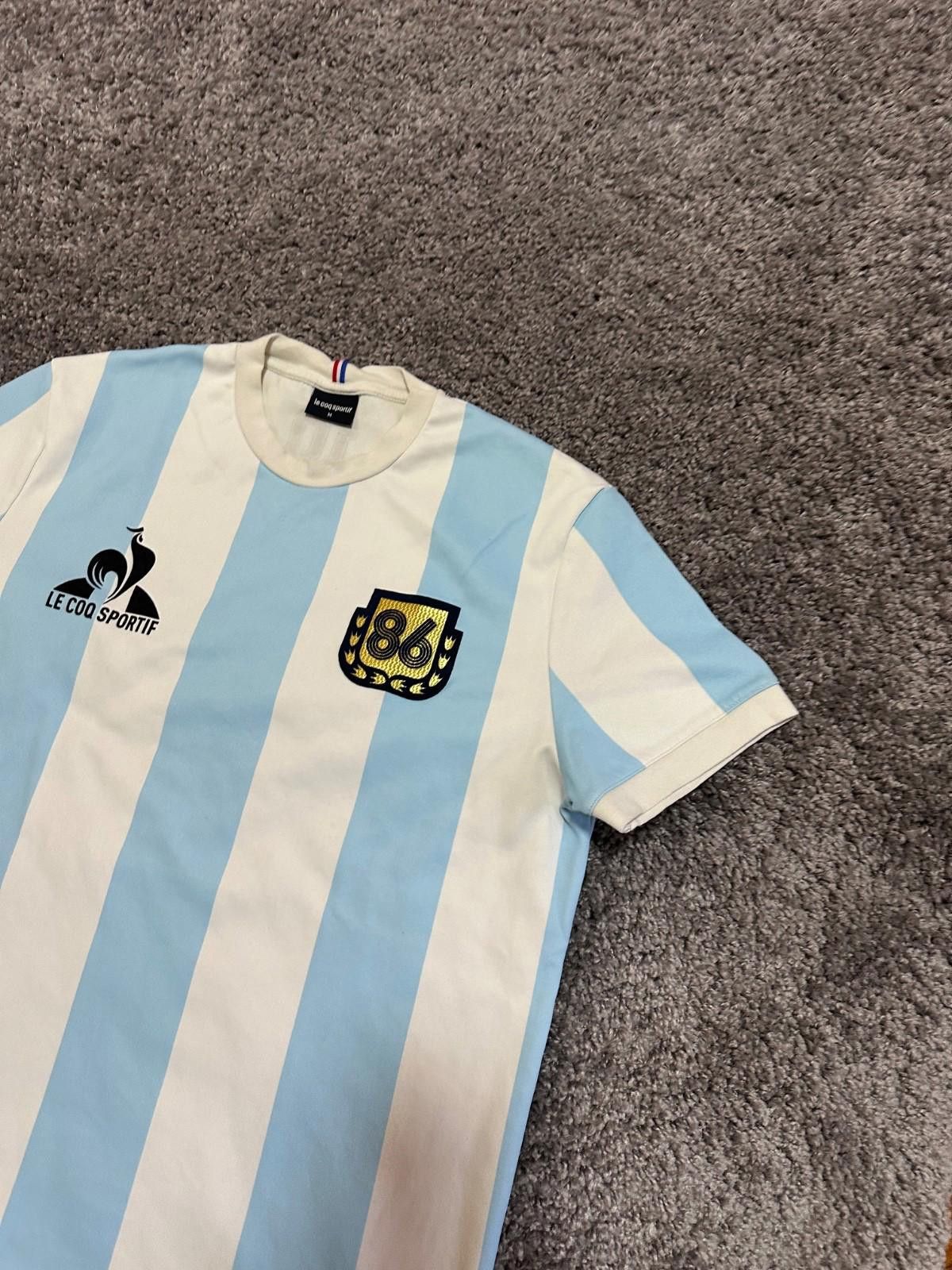 Le Coq Sportif Argentina Le Coq Sportif Maradona#10 Shirt Jersey Size M Size US M / EU 48-50 / 2 - 4 Thumbnail