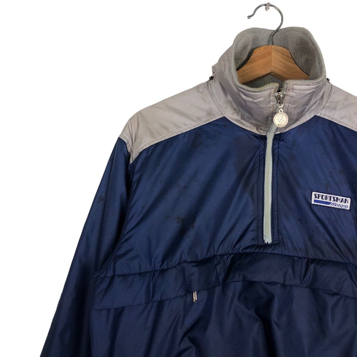 Japanese Brand 🔥Vtg Bomber Jacket Nylon Sportsman Mizuno Rare Design Size US M / EU 48-50 / 2 - 7 Thumbnail