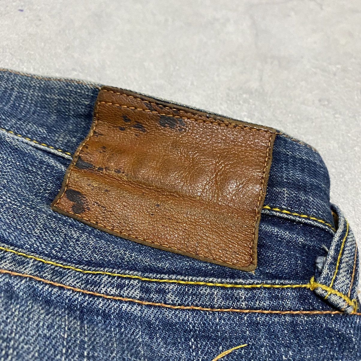 Evisu Vintage Evisu Red Seagulls Monogram Selvedge Denim Size US 33 - 3 Thumbnail
