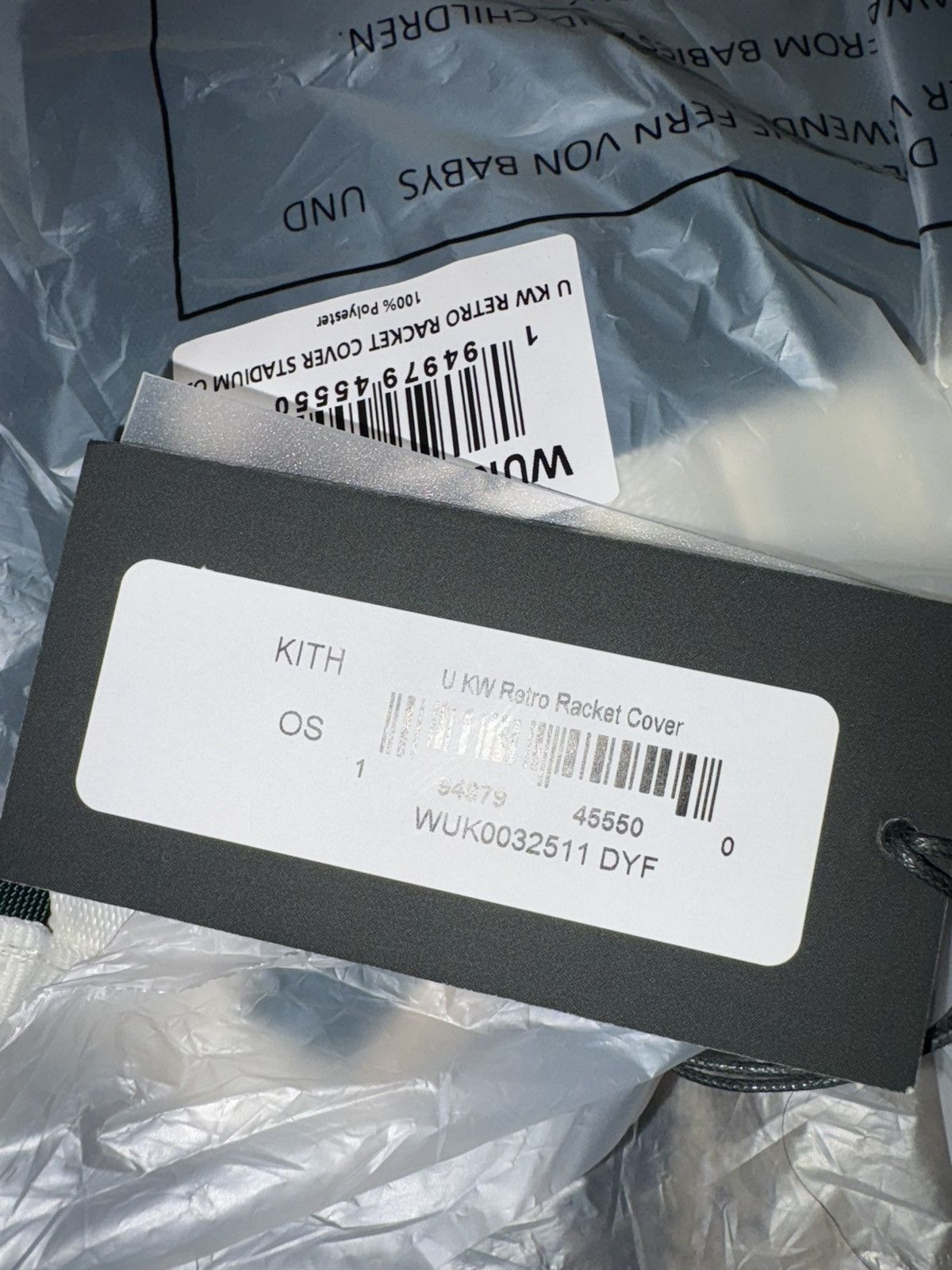 Kith × Ronnie Fieg × Wilson Kith Wilson Retro Racket Cover Stadium Size ONE SIZE - 4 Thumbnail