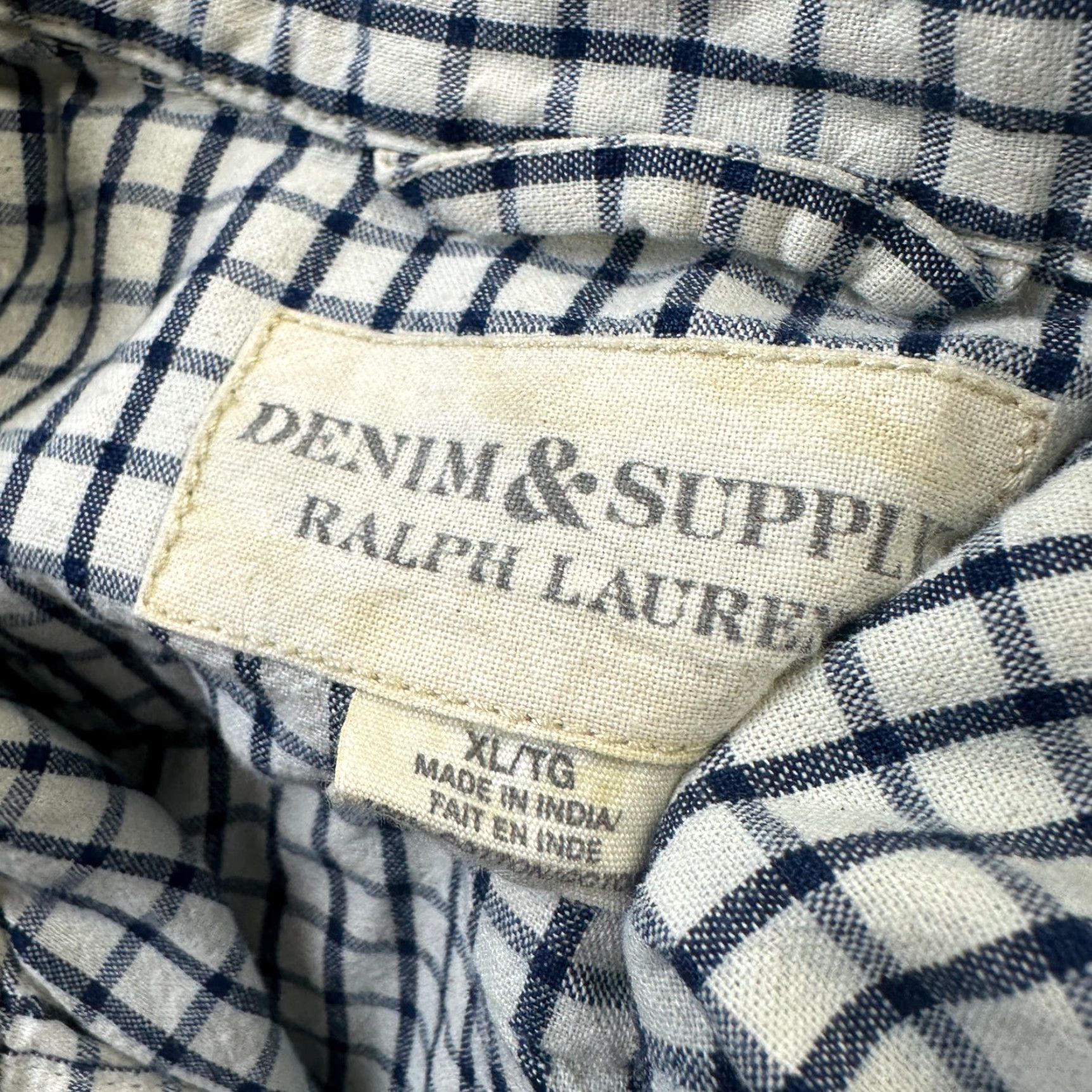 Vintage Denim & Supply Ralph Lauren Shirt Mens XL Blue Double Pocket Worker Frontier Size US XL / EU 56 / 4 - 7 Thumbnail