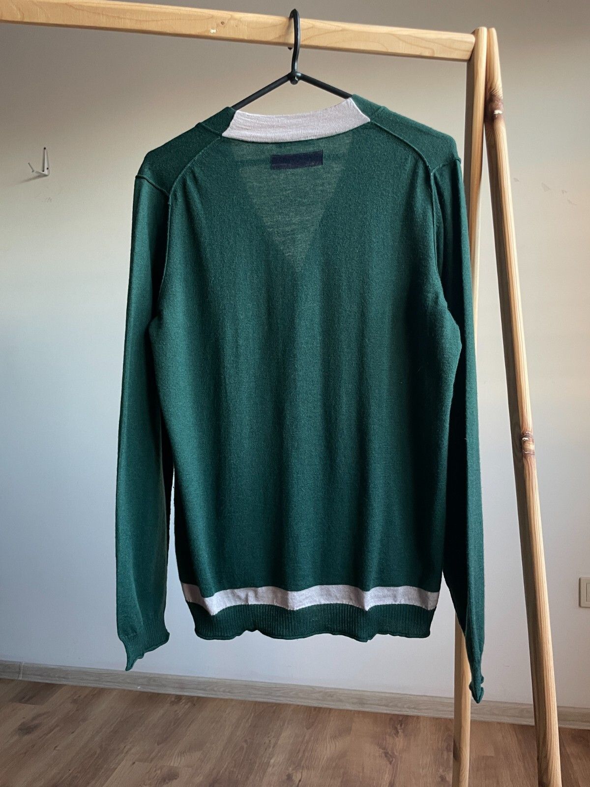 Paolo Pecora Paolo Pecora Wool Cardigan Size M Size US M / EU 48-50 / 2 - 2 Thumbnail