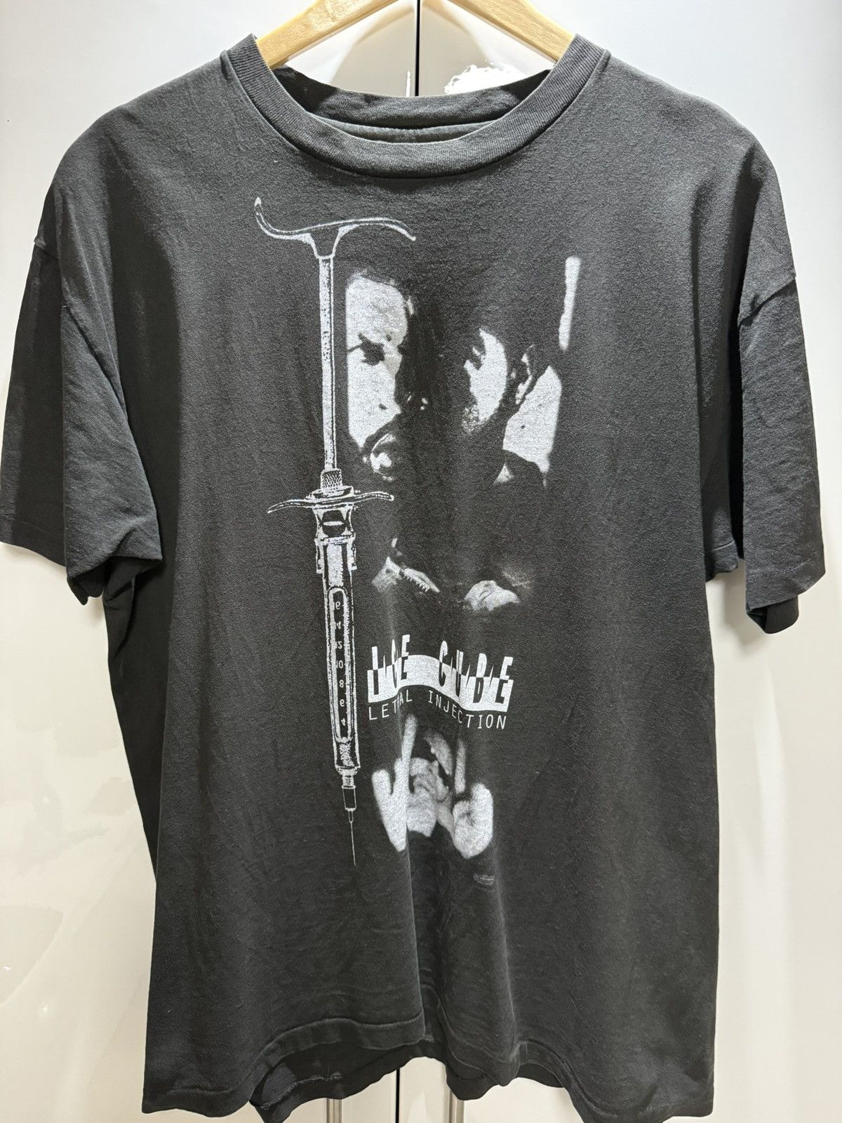 Hanes Vintage Ice Cube Lethal Injection T-Shirt Size US XL / EU 56 / 4 - 1 Thumbnail