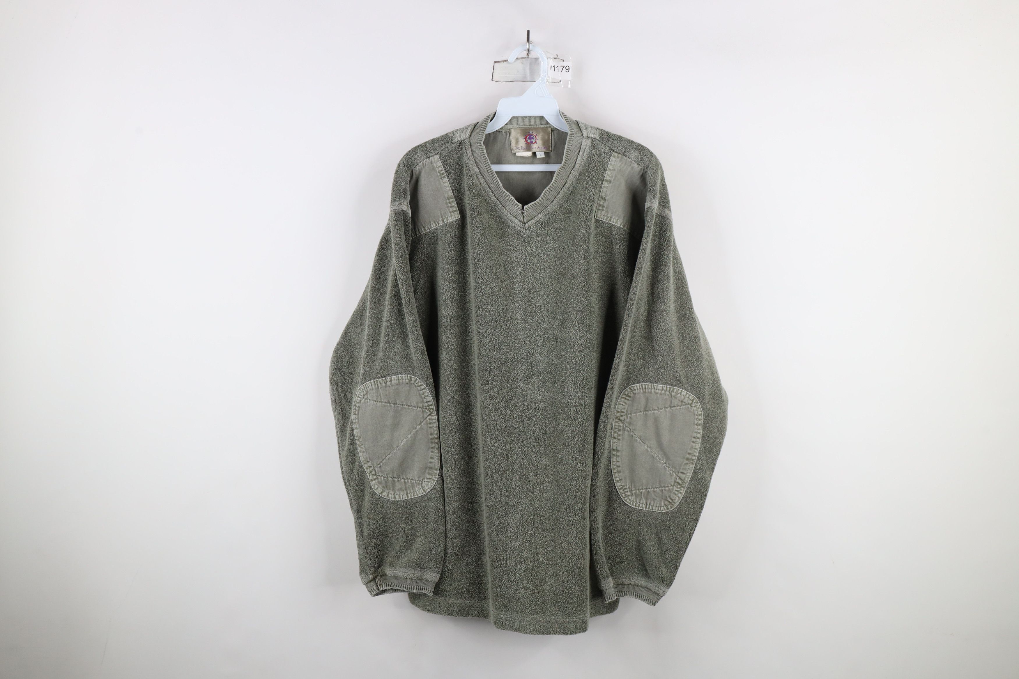 Vintage Vintage 90s The Territory Ahead Patch Terry Cloth Sweatshirt Size US L / EU 52-54 / 3 - 1 Thumbnail