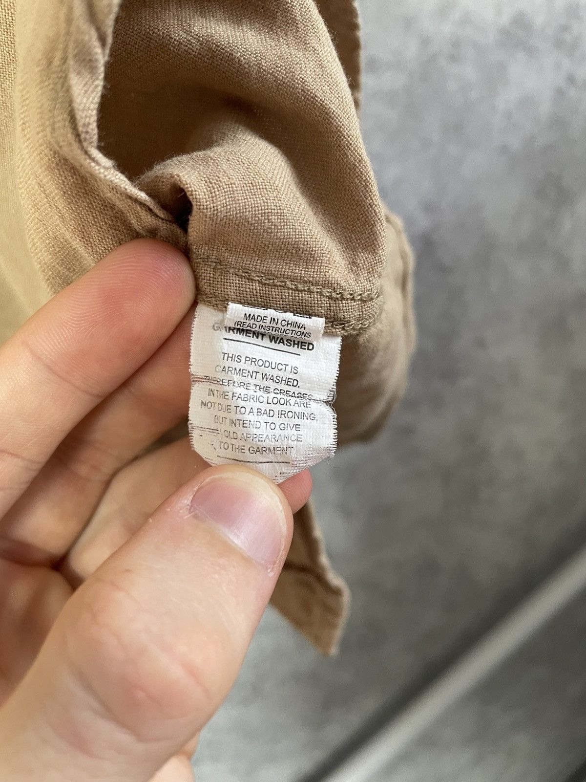 Balmain Balmain Linen/Cotton Brown Short Sleeve Shirt Button Up Size US XL / EU 56 / 4 - 10 Thumbnail