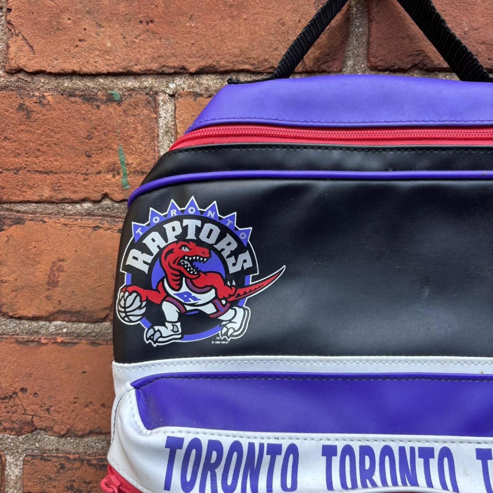 Other Vintage Toronto raptors leather backpack 1994 OS Size ONE SIZE - 3 Thumbnail