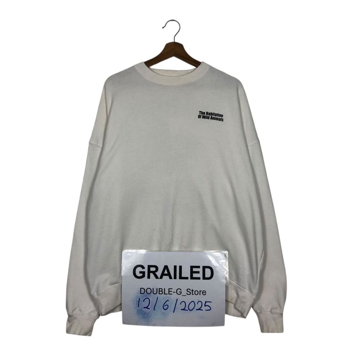 Japanese Brand 📌Vintage Sweatshirt Wego Full Print Habitat Big Logo Design Size US L / EU 52-54 / 3 - 1 Thumbnail