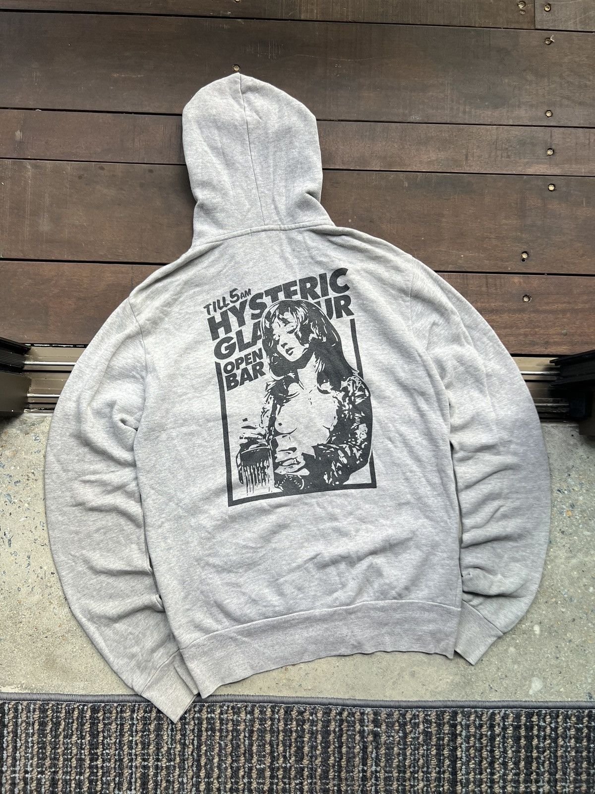 Hysteric Glamour HYSTERIC GLAMOUR OPEN BAR TIL 5 AM NAKED GIRL ZIP HOODIE Size US M / EU 48-50 / 2 - 1 Thumbnail