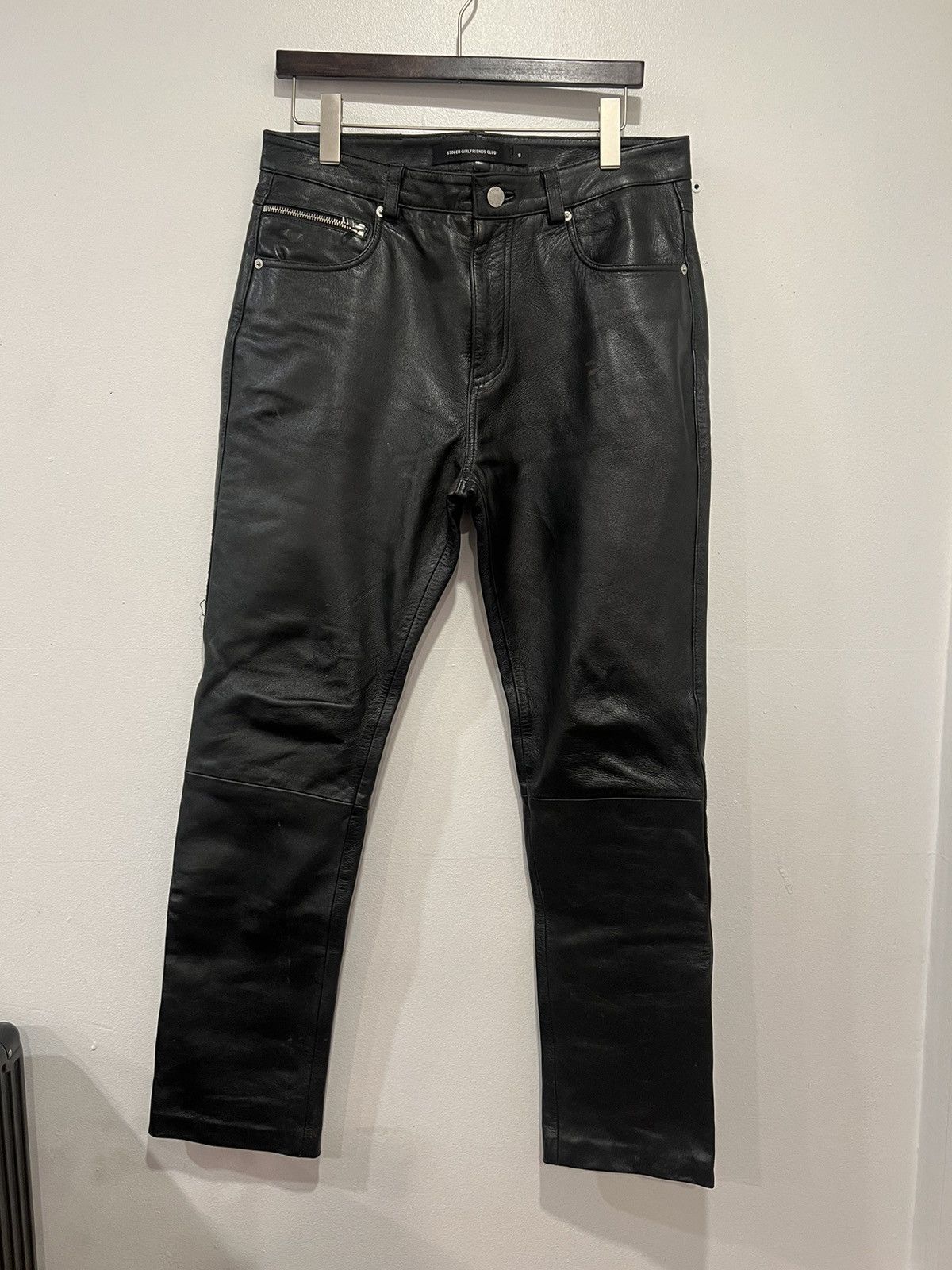 Stolen Girlfriends Club Stolen Girlfriends Club Leather Pants Size US 31 - 1 Thumbnail