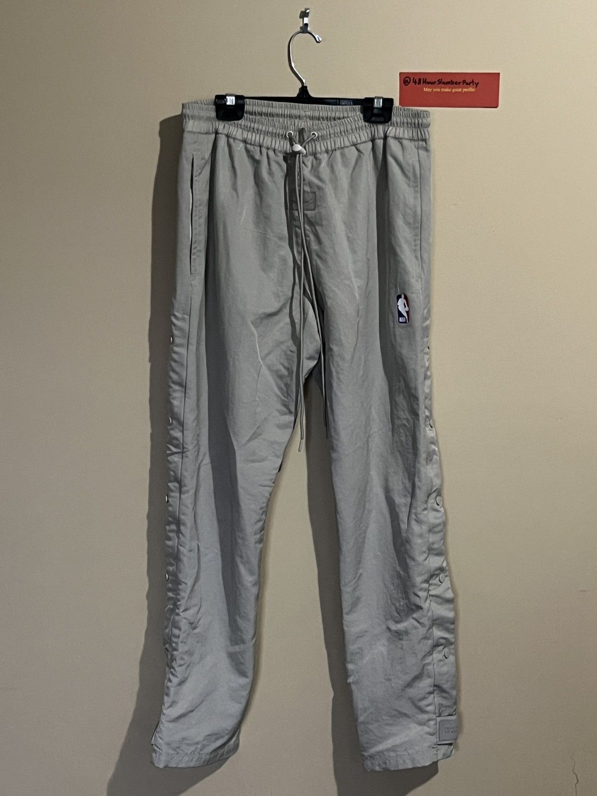 Fear of God × NBA Fear of God x Nike x NBA Button track Pants - M Size US 31 - 1 Thumbnail