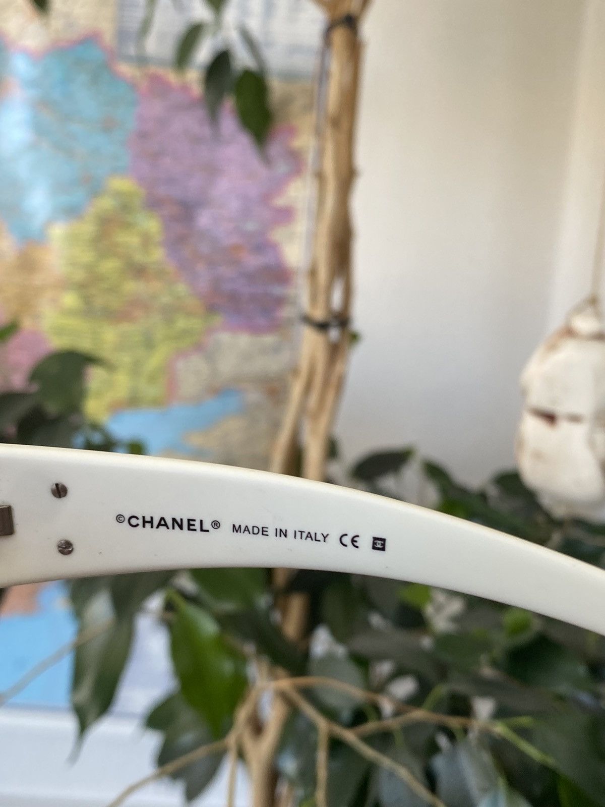 Chanel Chanel sunglasses white/grey authentic Size ONE SIZE - 6 Thumbnail