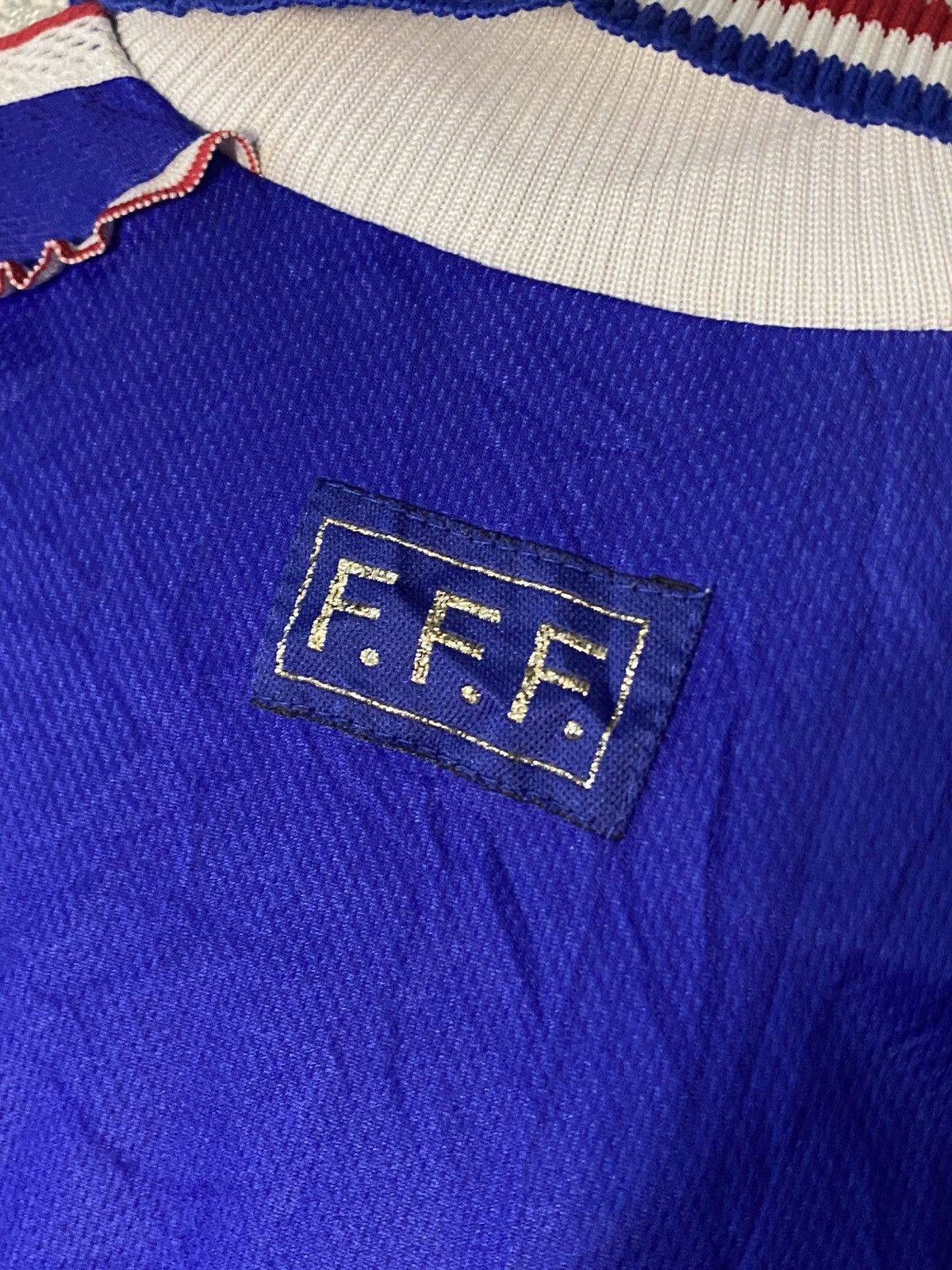 Adidas Vintage France Adidas Soccer Jersey 1998 Home Football Kit Size US M / EU 48-50 / 2 - 7 Thumbnail