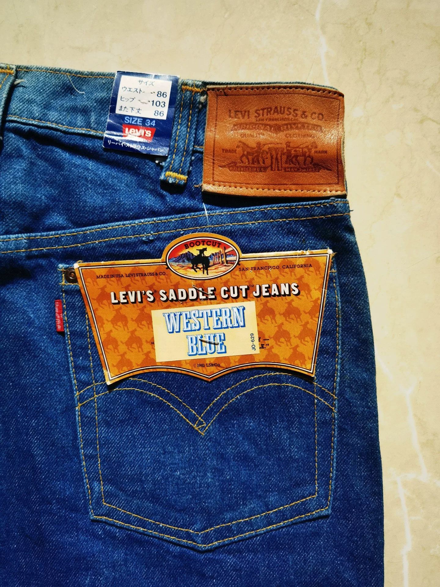 Levi's Vintage Levi's 515 Bootcut Western Blue Size 34" / US 12 / IT 48 - 1 Thumbnail