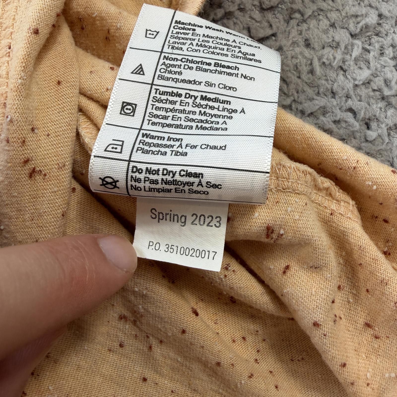 Carhartt Carhartt K87 Pocket T Shirt Yellow Speckled Loose Fit Men L Size US L / EU 52-54 / 3 - 9 Thumbnail
