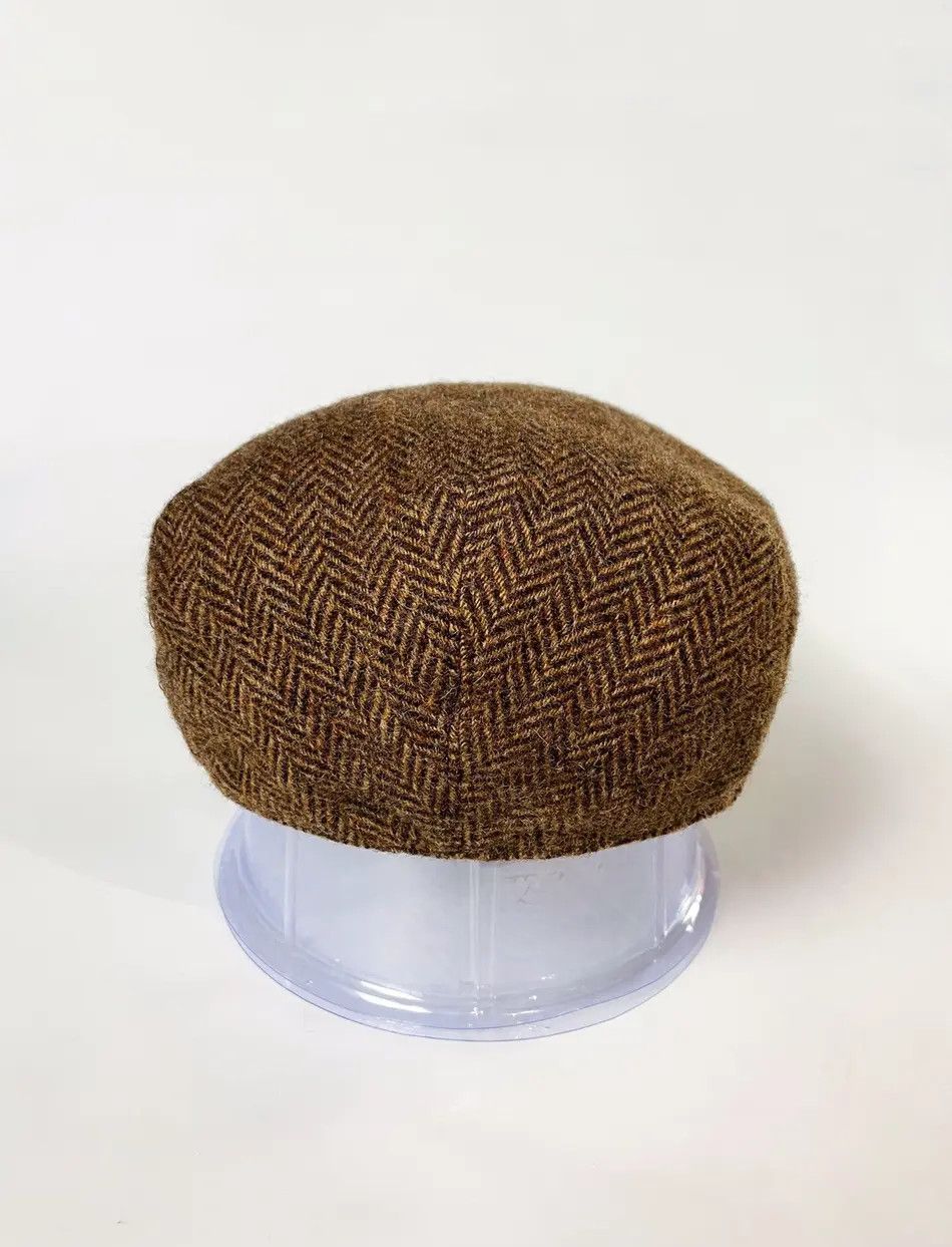 Ralph Lauren × Rugby Ralph Lauren Ralph Lauren Rugby Wool Tweed Flat Cap Beret Hat Peaked Cap Size ONE SIZE - 3 Thumbnail