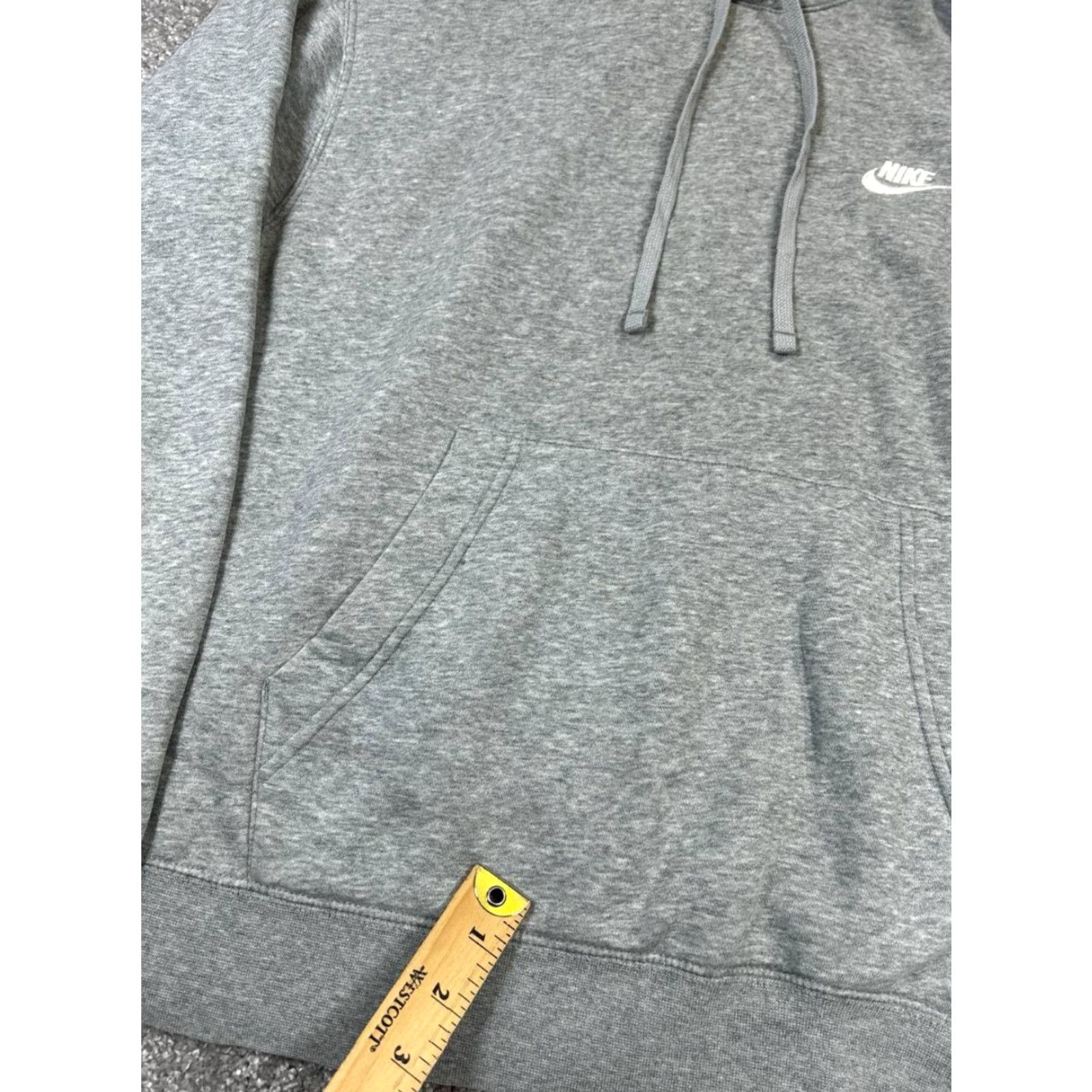 Nike Nike Hoodie Women L Gray Cotton Pullover Hooded Regular Fit Sportswear Size L / US 10 / IT 46 - 5 Thumbnail