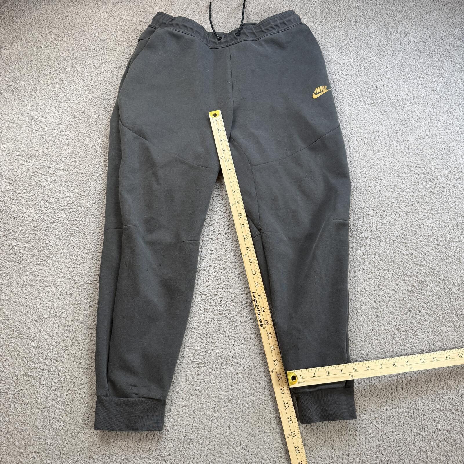 Nike Nike Tech Fleece Joggers Men L Dark Grey Athletic Sweatpants Size US 34 / EU 50 - 4 Thumbnail