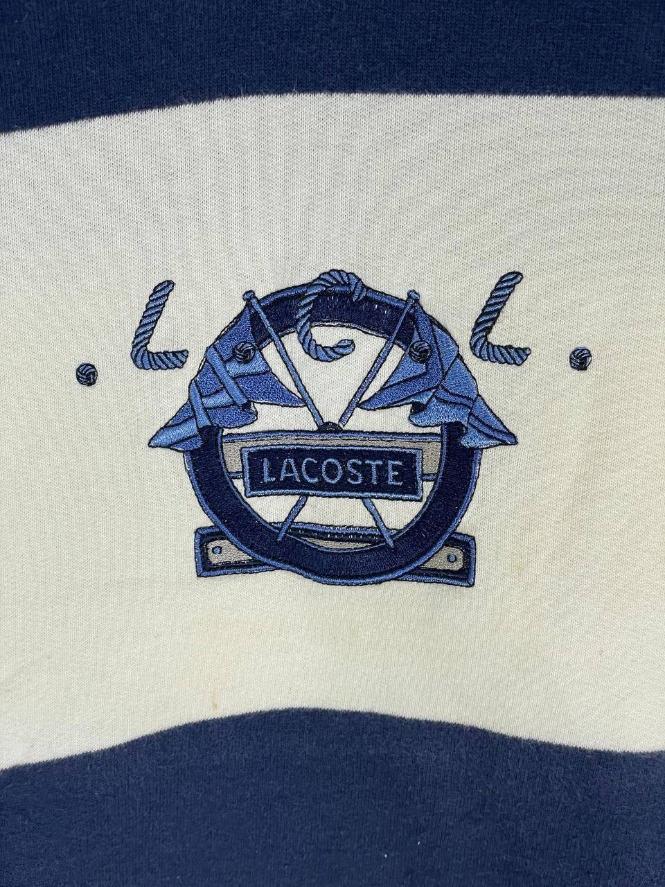 Lacoste Vintage Lacoste crocodile wild animal habitat sweatshirt XL Size US XL / EU 56 / 4 - 5 Thumbnail