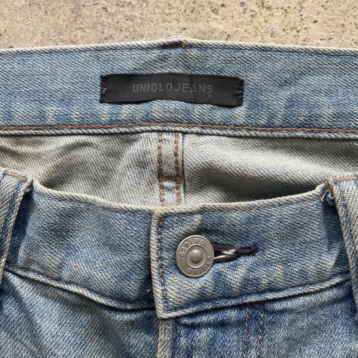 Japanese Brand W34💥 Vintage Japanese Distressed Jeans Faded Denim Pants Size US 34 / EU 50 - 6 Thumbnail