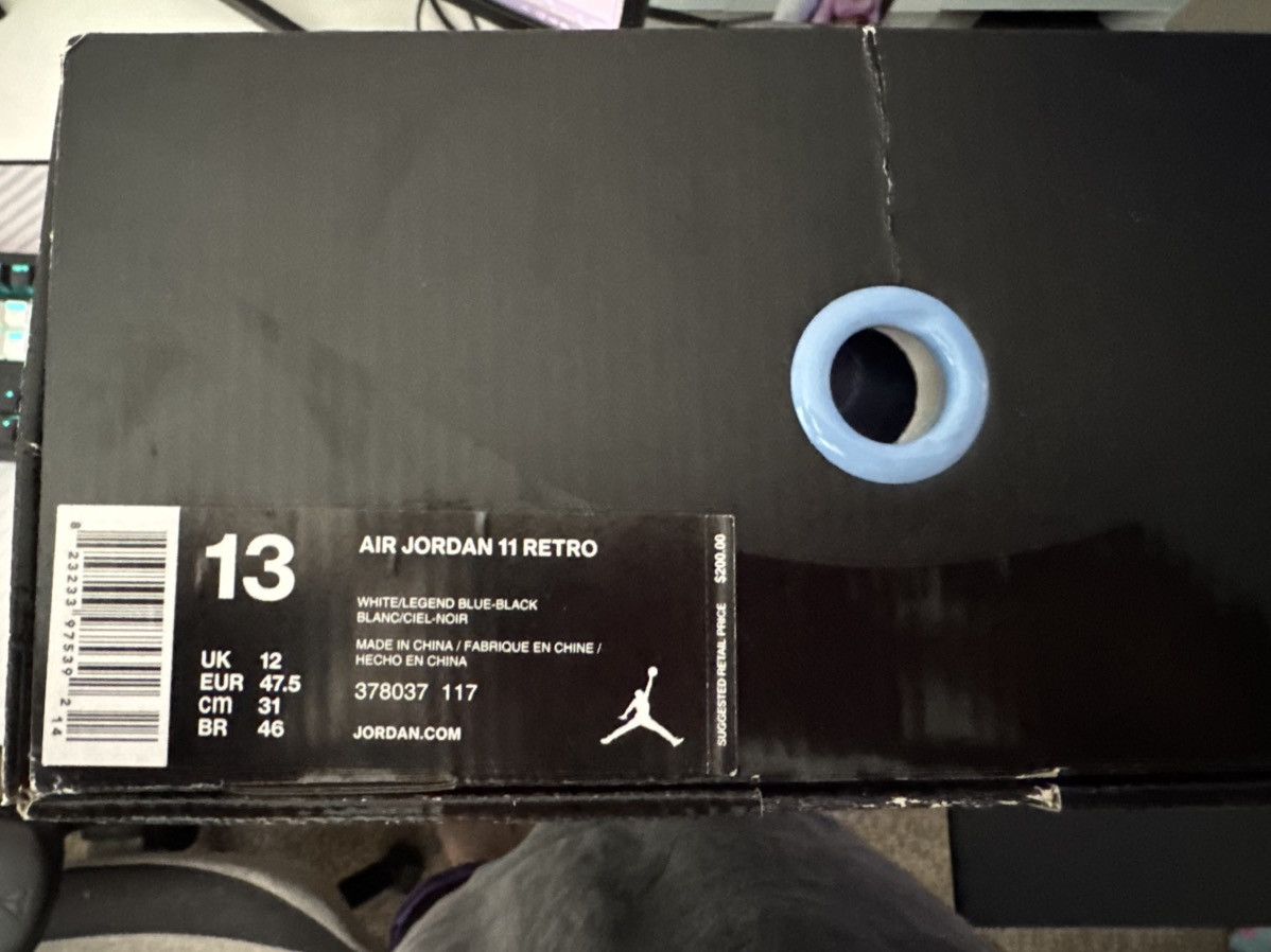Jordan Brand Jordan 11 Retro Legend Blue 2014 Size US 13 / EU 46 - 7 Thumbnail