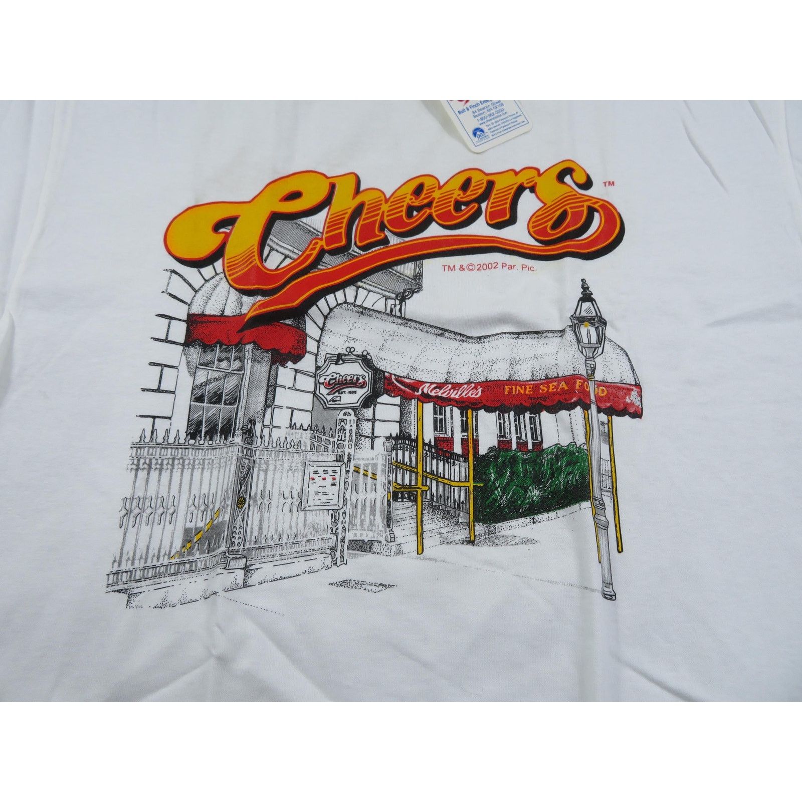 Delta Cheers Bar Boston White T-shirt Sz L 2002 New With Tag Size US L / EU 52-54 / 3 - 3 Thumbnail