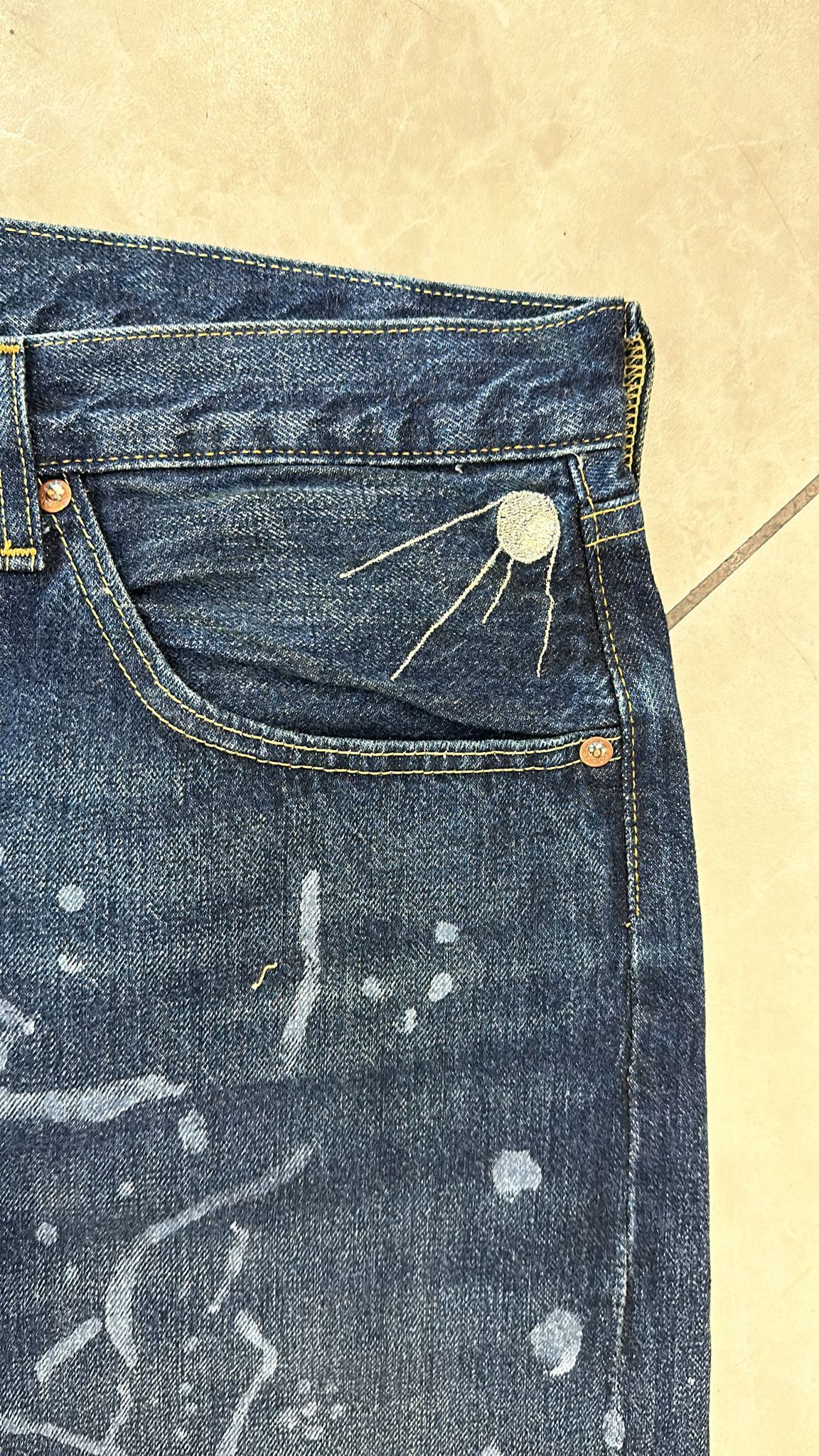 Levi's Vintage Clothing LVC Levi's Vintage Clothing 1955 501XX BigE Selvedge Jeans Size US 34 / EU 50 - 3 Thumbnail