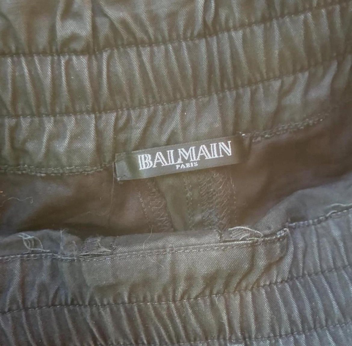 Balmain S/s 2016 Black Balmain Bondage Shorts Size US 29 - 3 Thumbnail