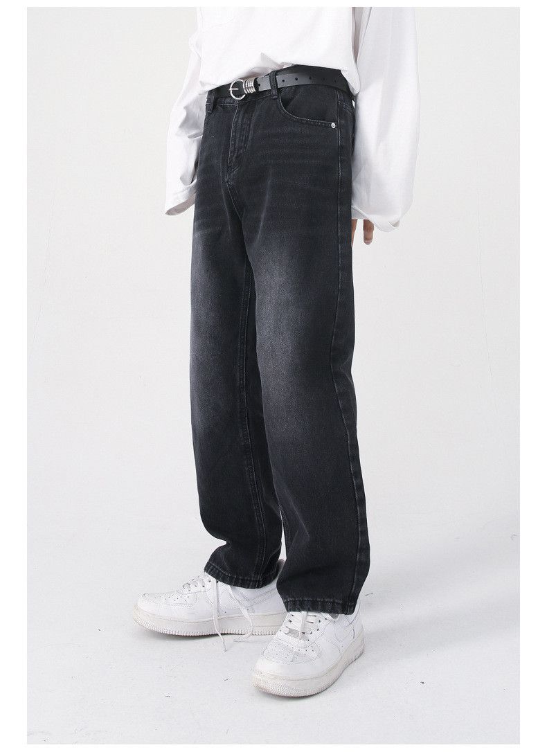Japanese Brand Japanese style casual straight leg nine-point jeans Size US 32 / EU 48 - 5 Thumbnail