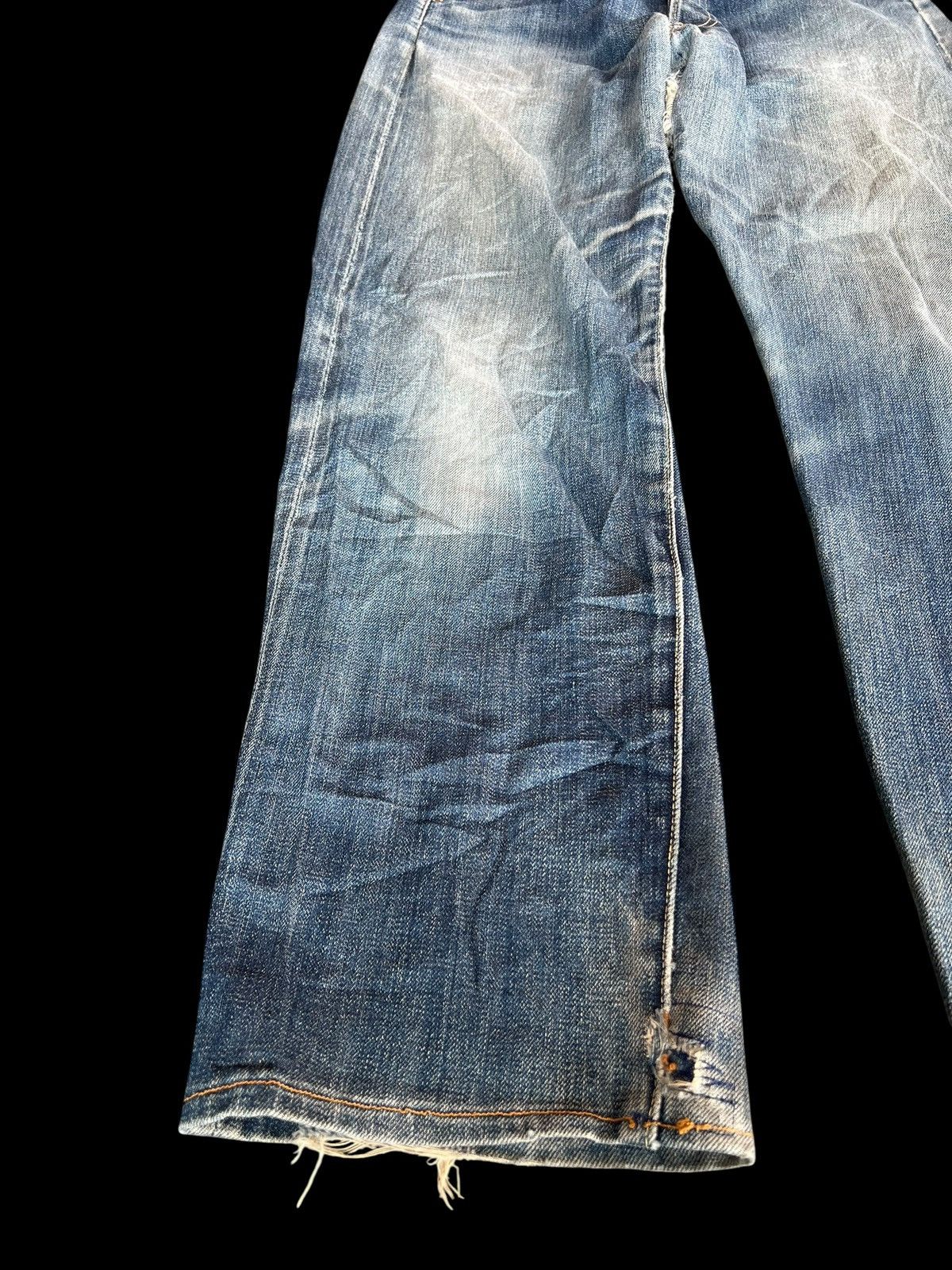 Levi's Vintage Distressed Levi’s 501 E LVC Selvedge Denim Jean Size US 32 / EU 48 - 3 Thumbnail