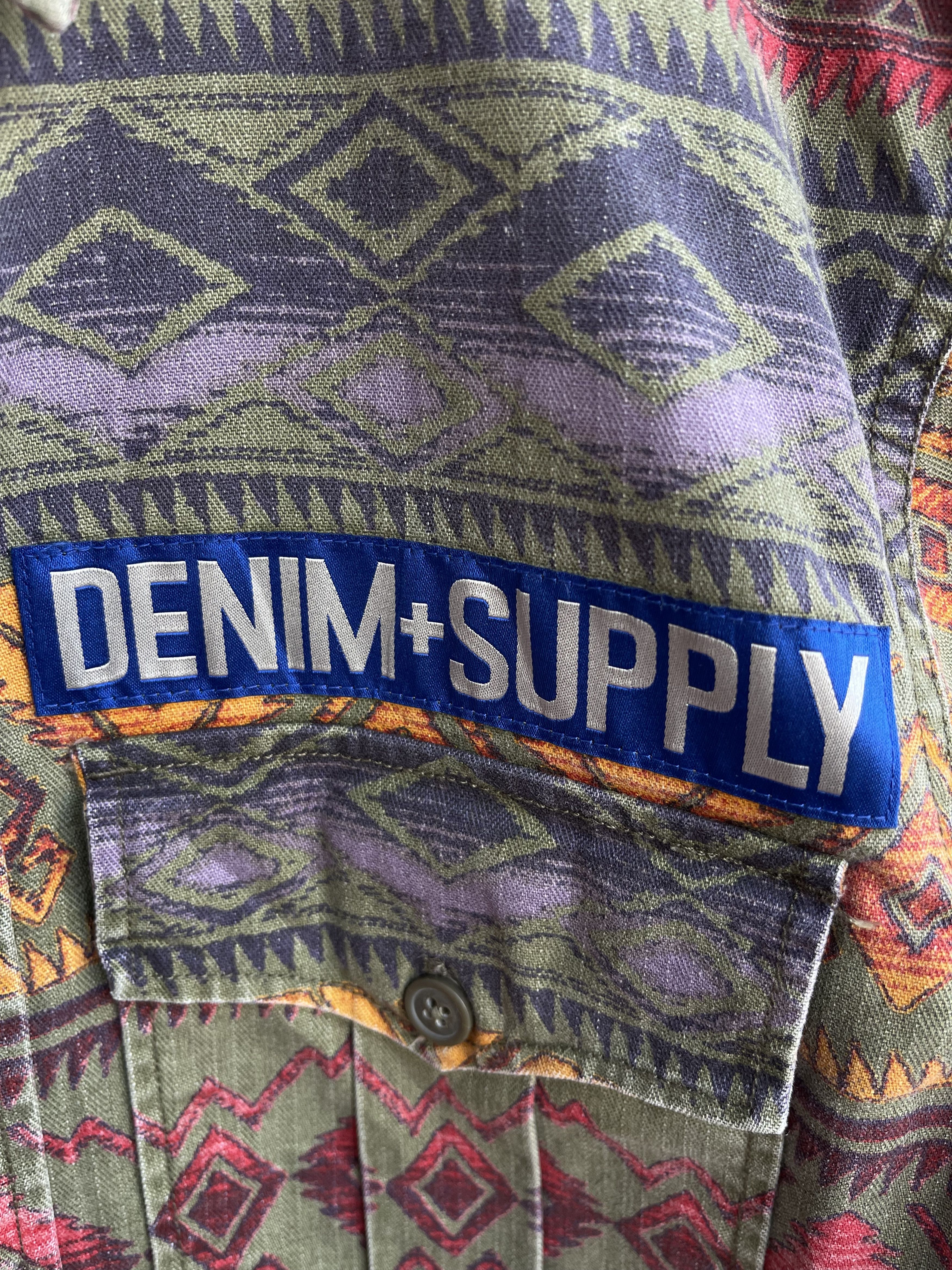 Aztech Mountain × Denim & Supply Ralph Lauren Long Sleeve Native Navajo Aztech KDot Flannel Shirt Size US XS / EU 42 / 0 - 5 Thumbnail