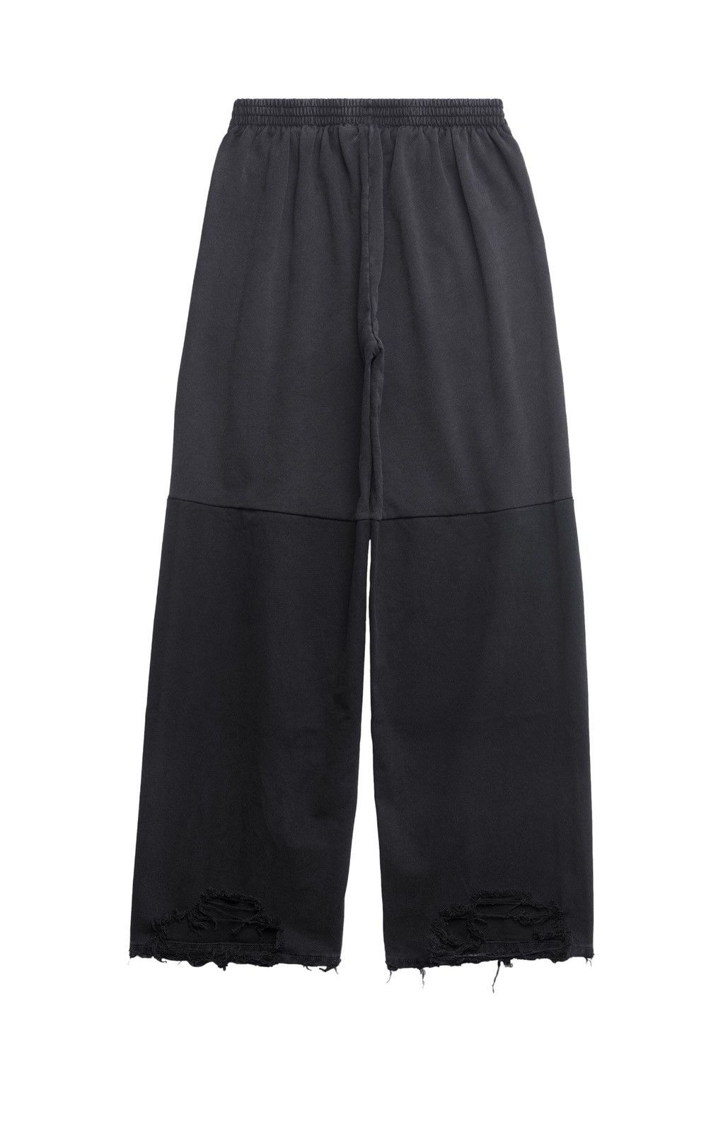 image of $2.8K ValueBalenciaga Patched Sweat Pants in Black, Men's (Size 34)