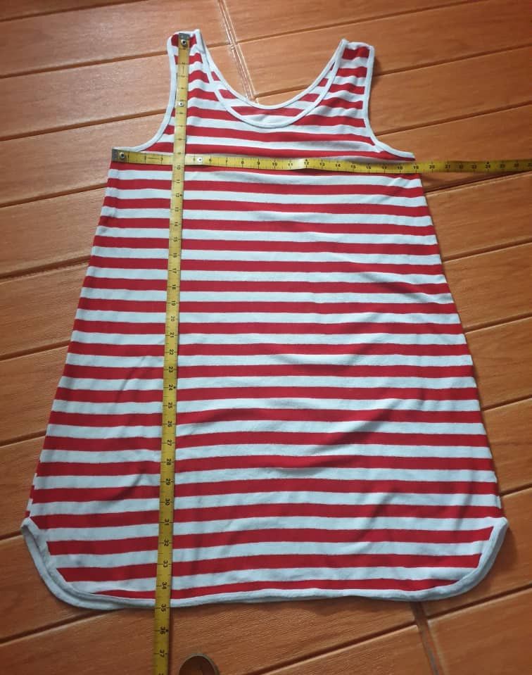 Japanese Brand Unbrand Stripe red white shirt Size L / US 10 / IT 46 - 5 Thumbnail
