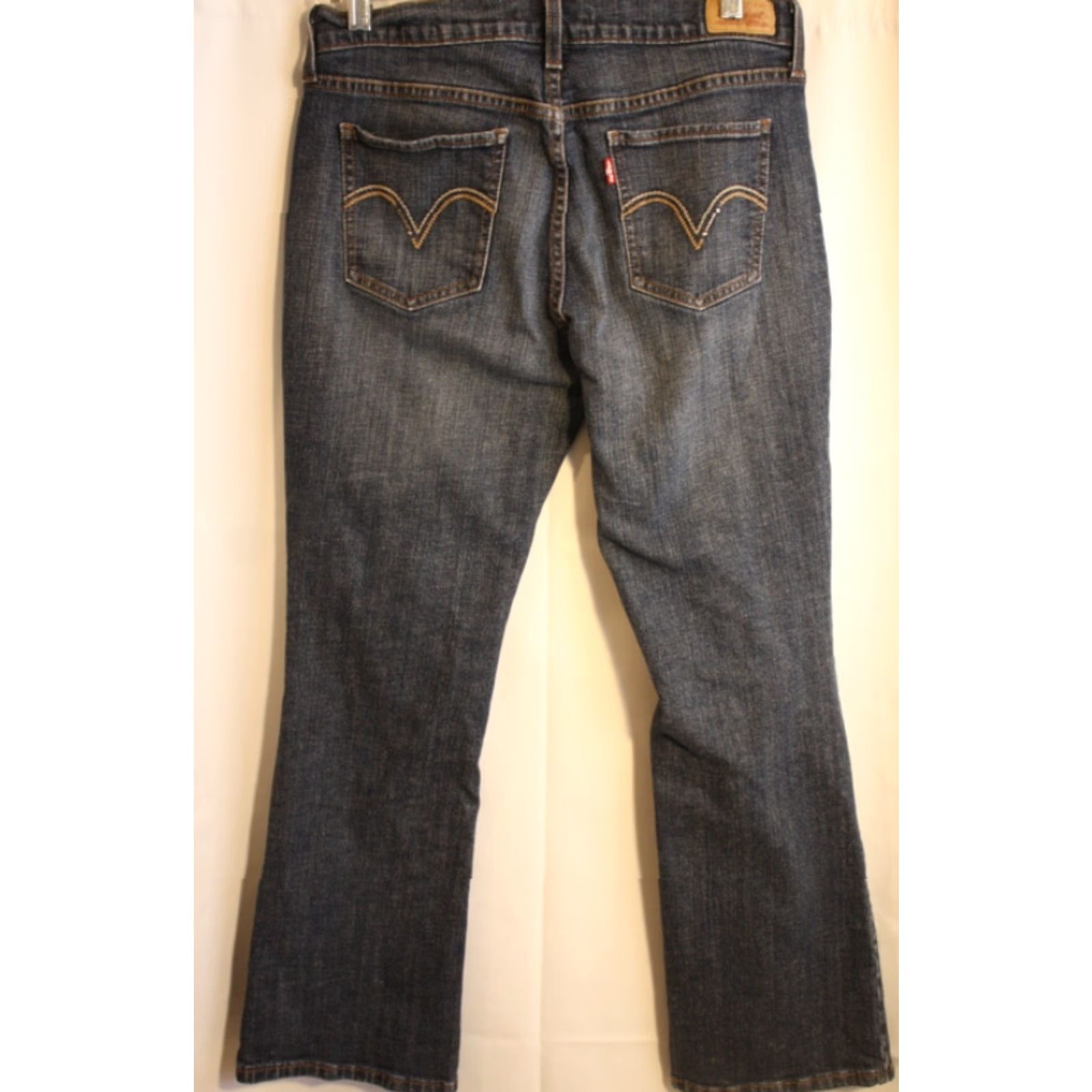 Denime Levis Boot Cut 515 Denim Jeans Size 10 S/C Brown Back Pocket Stitch Size 32" / US 10 / IT 46 - 6 Thumbnail
