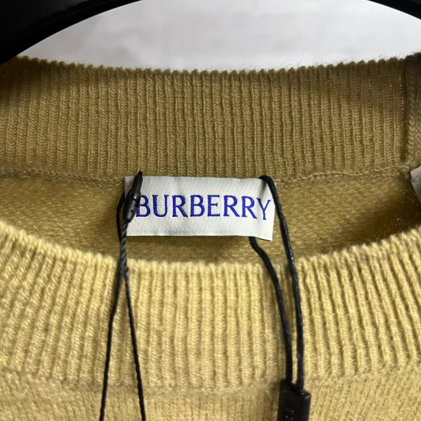 Burberry Burberry Sandy Beige Wool Crewneck Sweater M Size US M / EU 48-50 / 2 - 3 Thumbnail