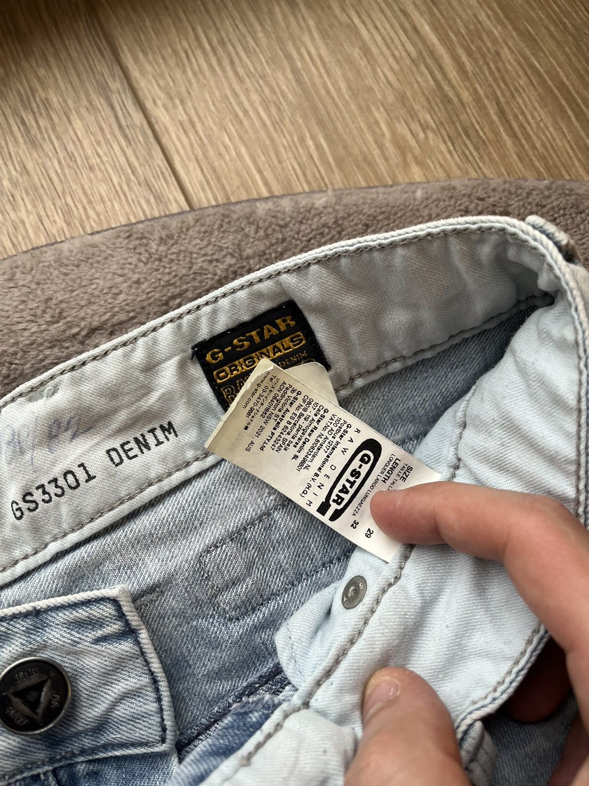 G-Star × Vintage Vintage G Star Double Knee Denim Jeans Size US 32 / EU 48 - 7 Thumbnail
