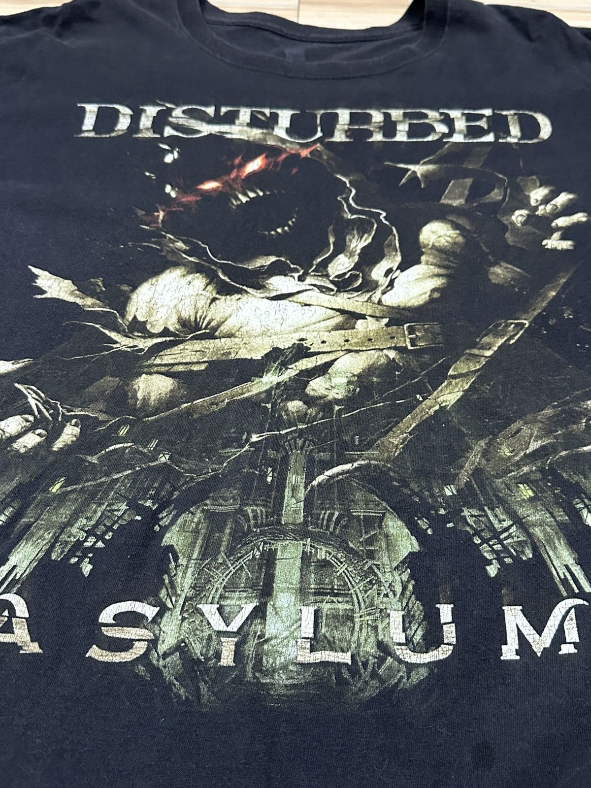 Band Tees Vintage Disturbed Asylum 2010/11 North American Tour T-Shirt Size US XL / EU 56 / 4 - 4 Thumbnail