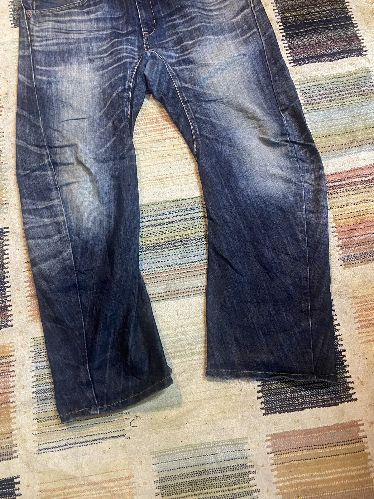 Edwin × Japanese Brand × Vintage 🇯🇵Vintage Distressed Edwin Pants Size US 38 / EU 54 - 4 Thumbnail