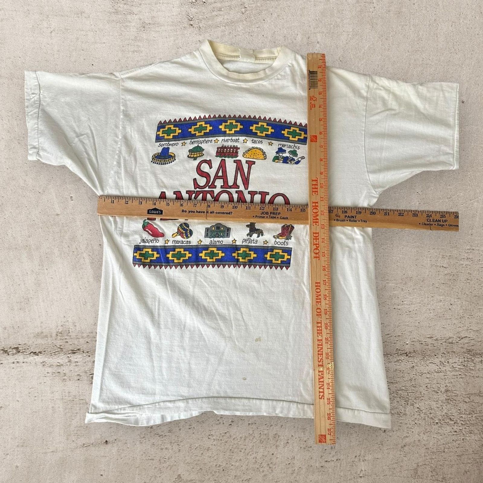 Vintage Vintage 90s san antonio tee shirt Size US XL / EU 56 / 4 - 3 Thumbnail