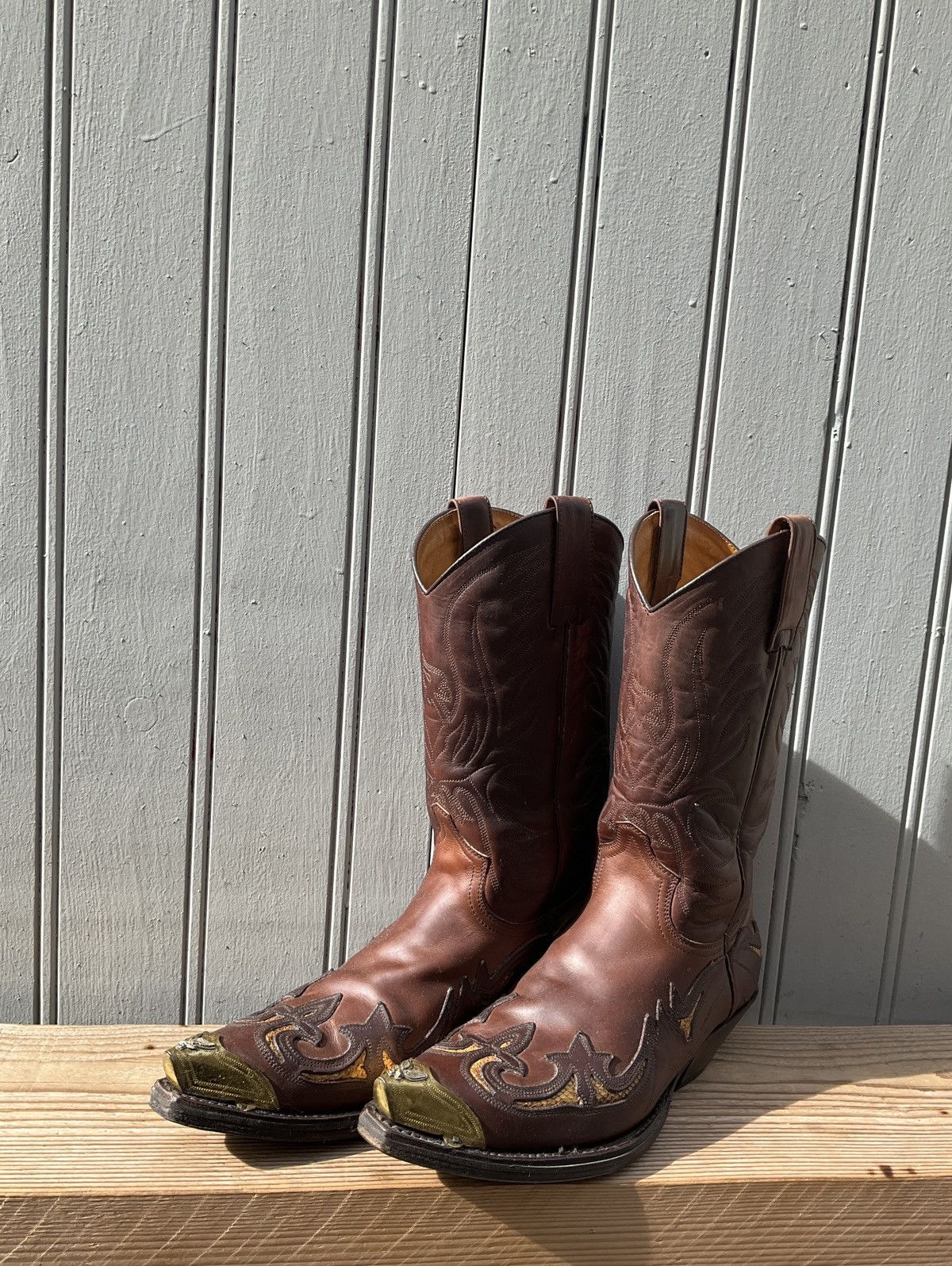 Sendra Sendra cowboy boots gold/silver metal elements Size US 8.5 / EU 41-42 - 13 Thumbnail