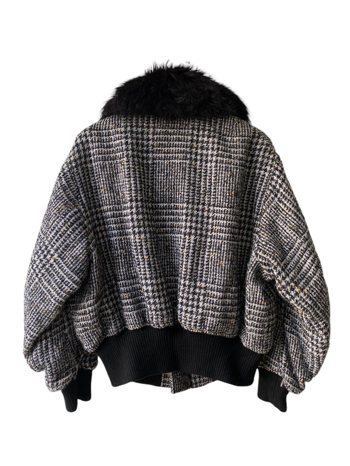 Japanese Brand × Le Grande Bleu (L.G.B.) SLY Japan Knit Wool Design Fur Zipper Jacket Size US L / EU 52-54 / 3 - 2 Thumbnail