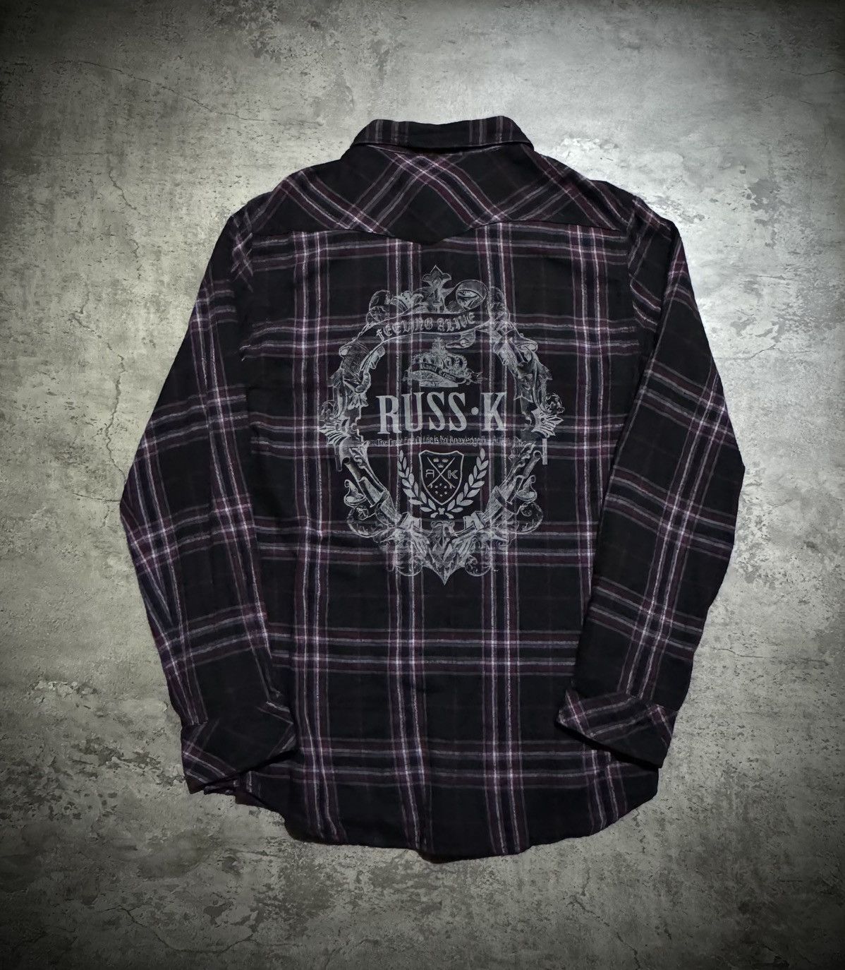 Hysteric Glamour Y2k Russ-K ifsixwasnine flannel shirt Size US M / EU 48-50 / 2 - 1 Thumbnail